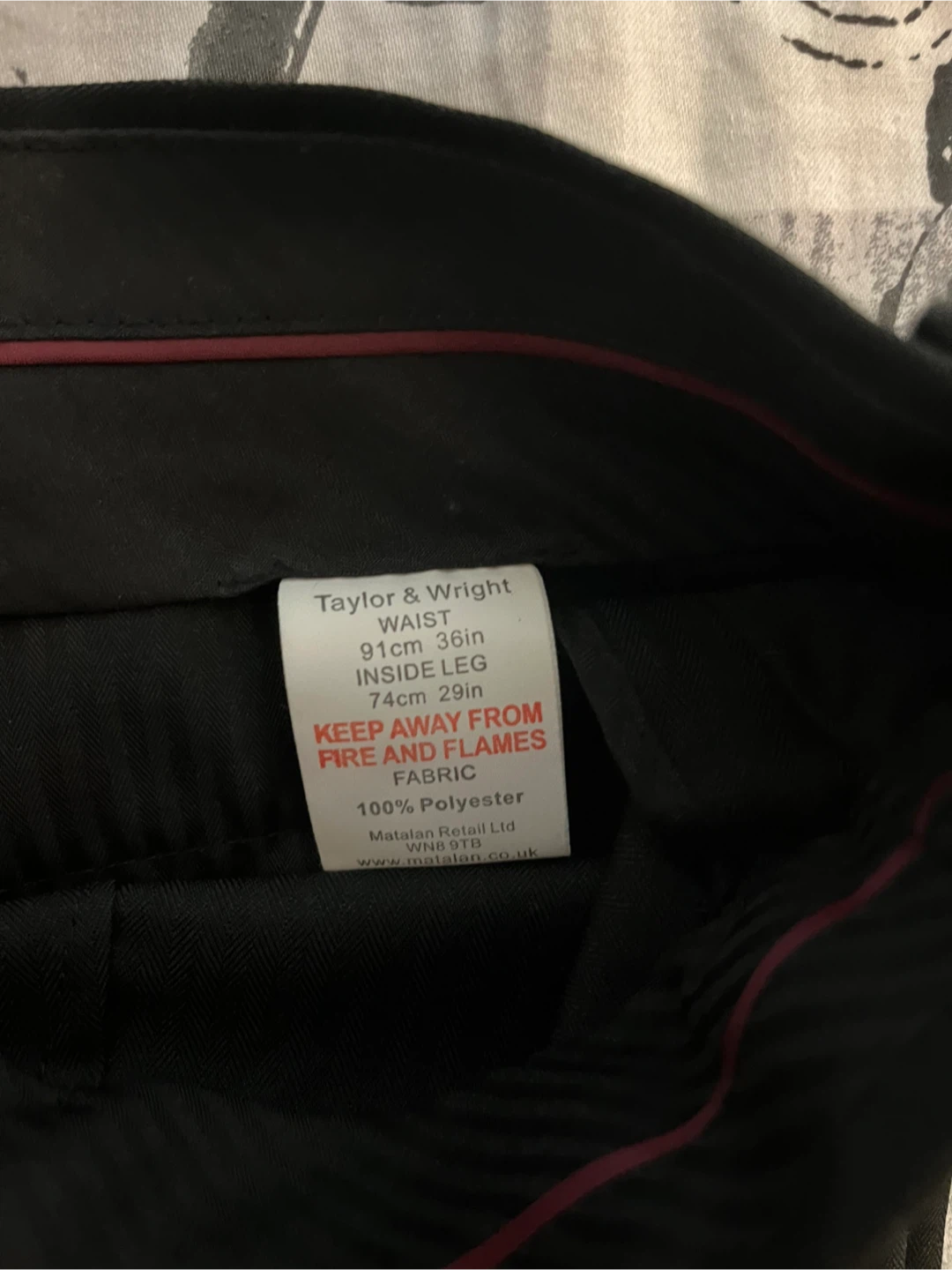 Taylor & Wright Black Tuxedo Suit Jacket and Trousers - photo 5