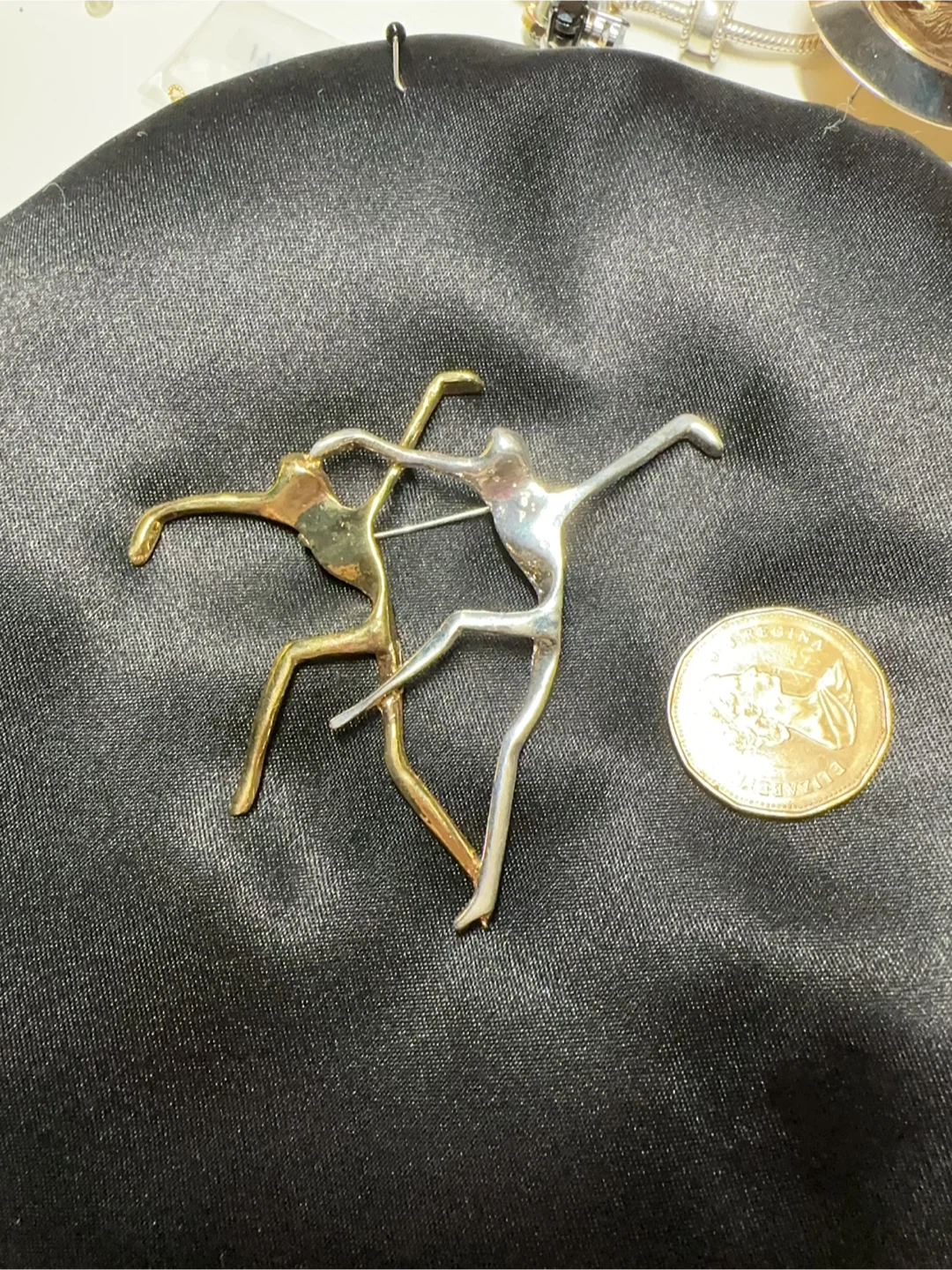 Vintage Iconic 80's MCM Abstract Dancer Brooch