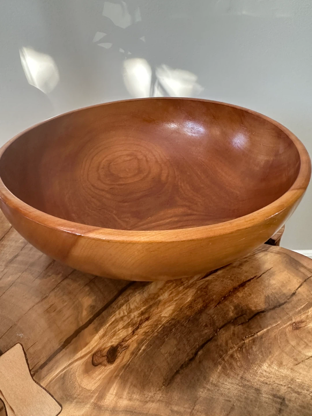 Large Wooden Serving Bowl - photo 2