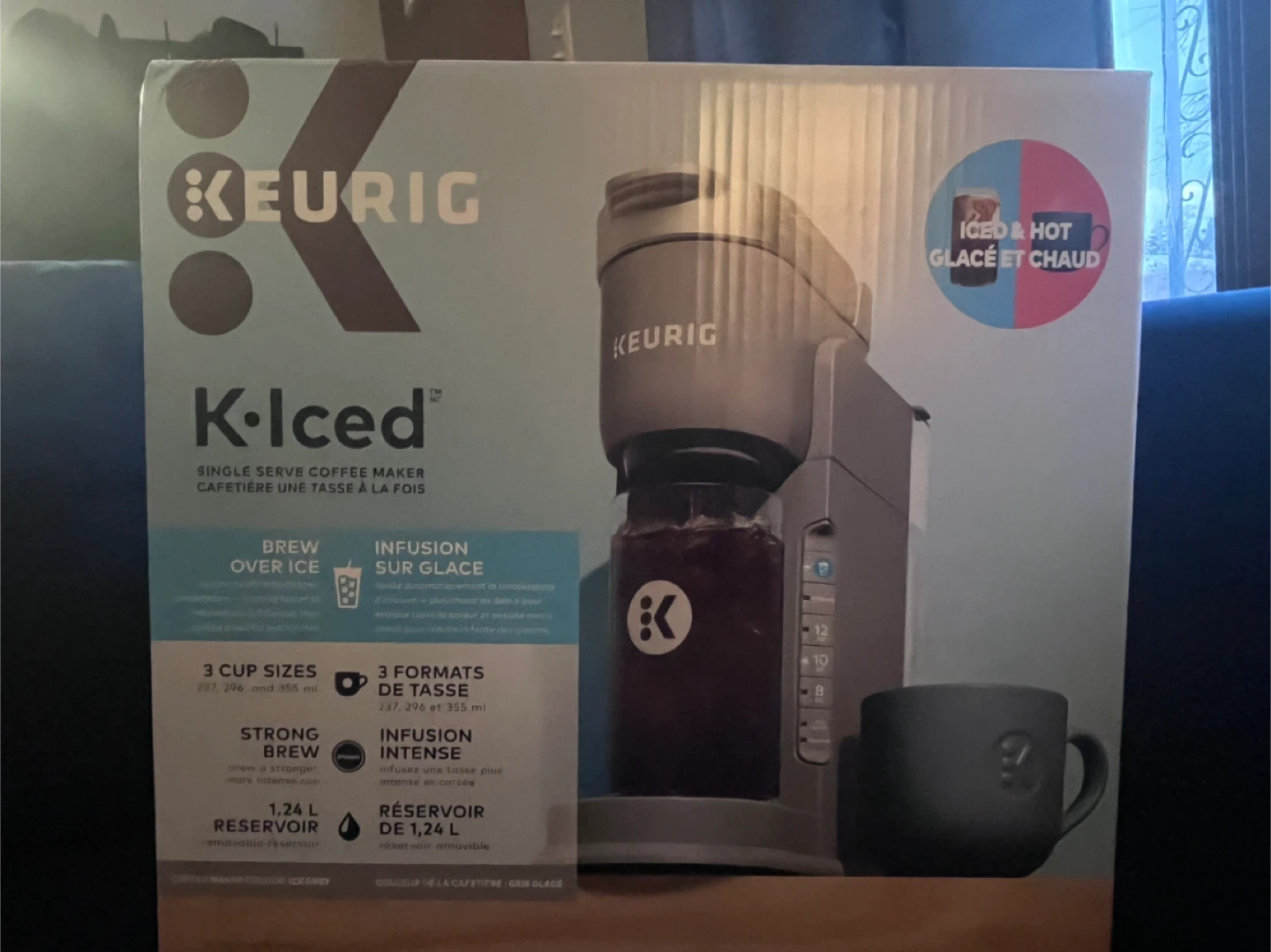 Keurig K-Iced Single Serve Coffee Maker - Grey