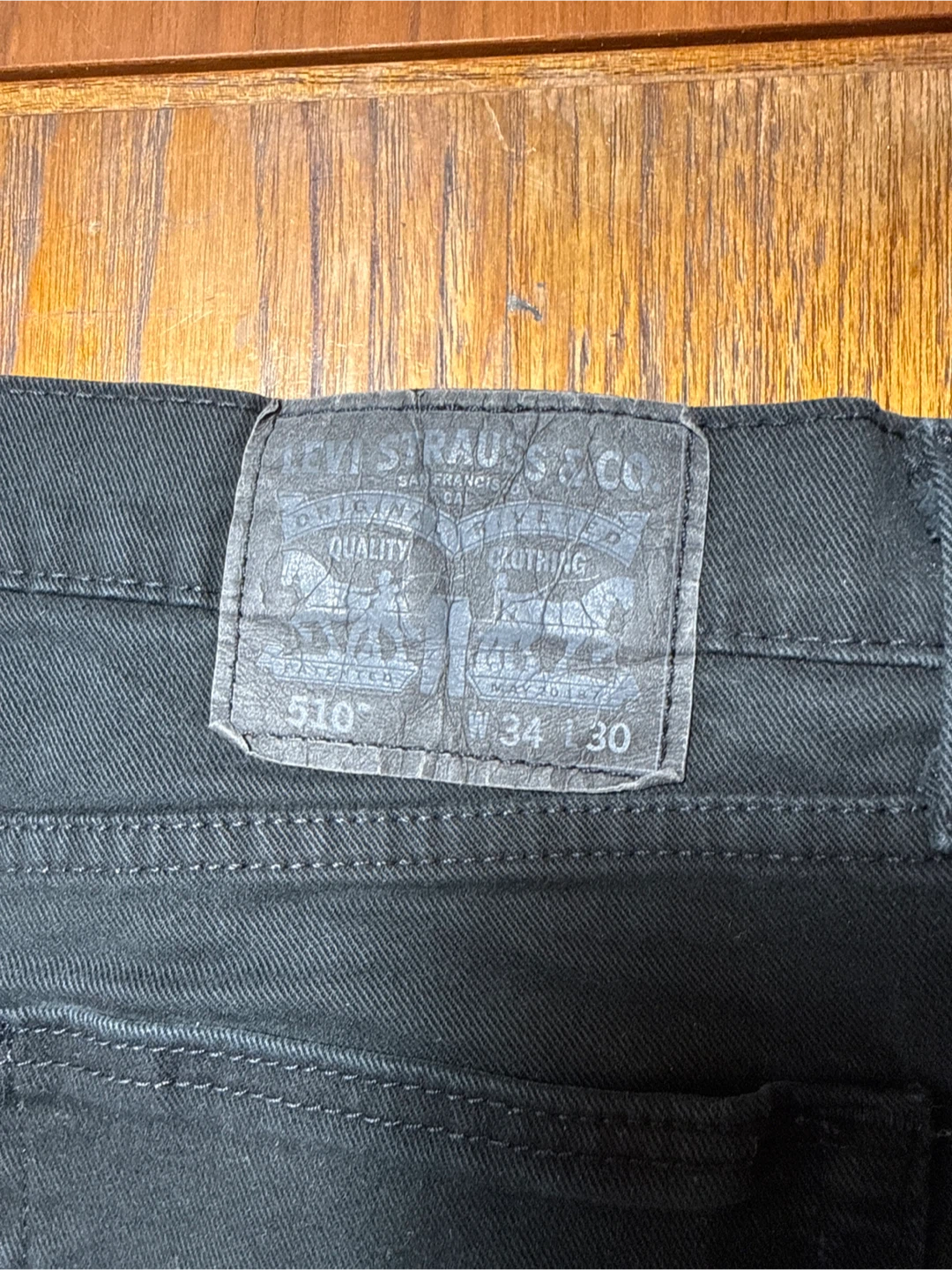 Levi's 510 Jeans - Black - Waist 34, Length 30 - photo 2