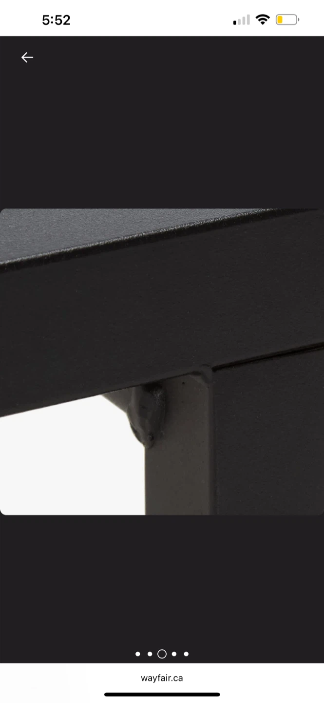 Wayfair Black Metal Bed Frame - Queen - photo 4