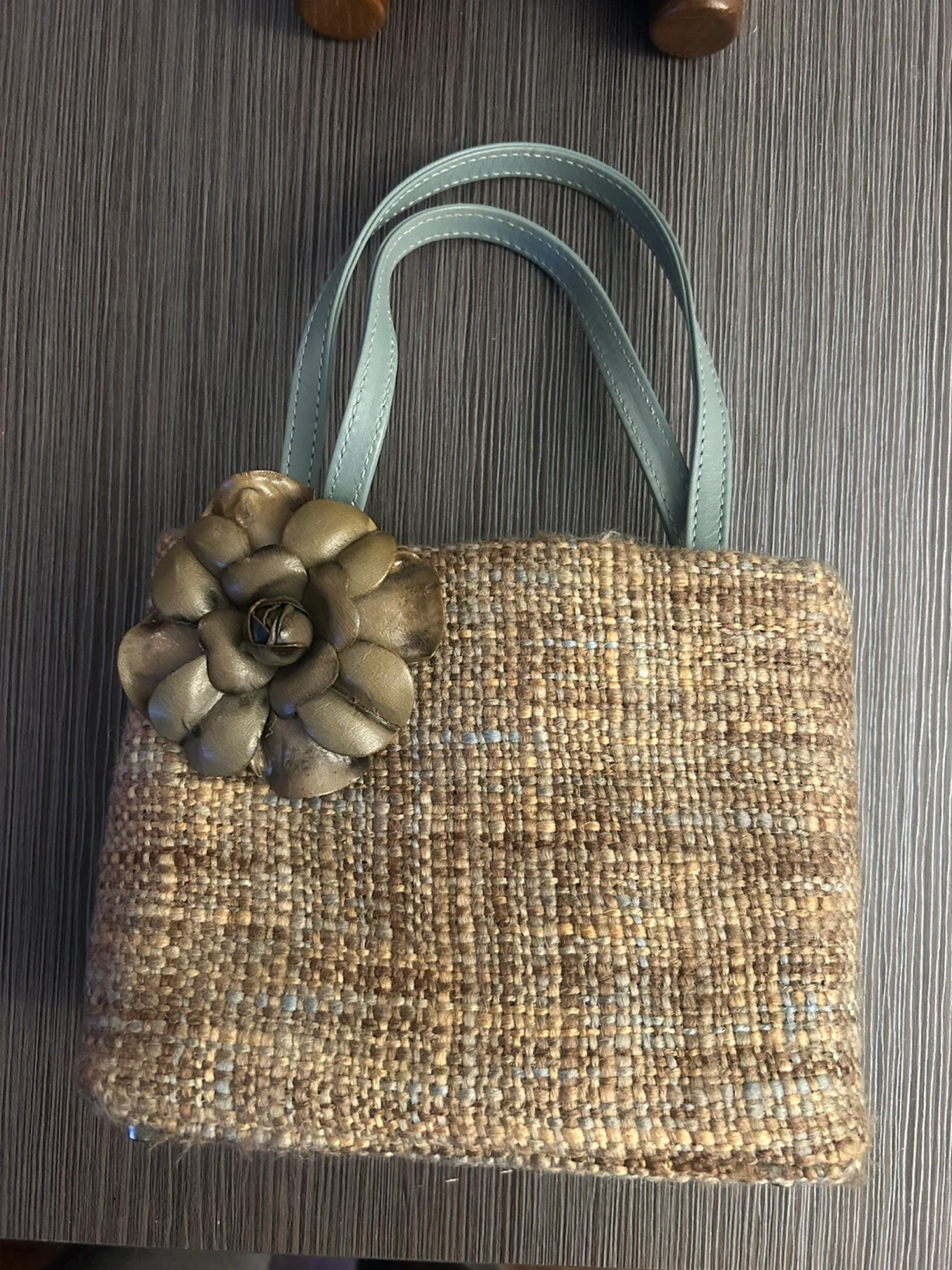 Paolo Masi Handbag with Floral Accent