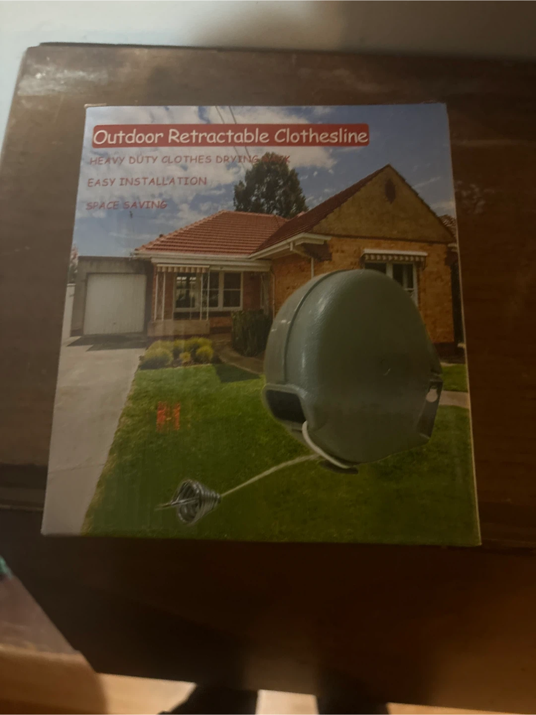 Outdoor Retractable Clothesline - Heavy Duty Clothes Drying
