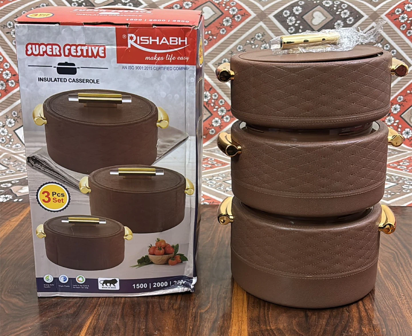 3pc Insulated Casserole Set - photo 2