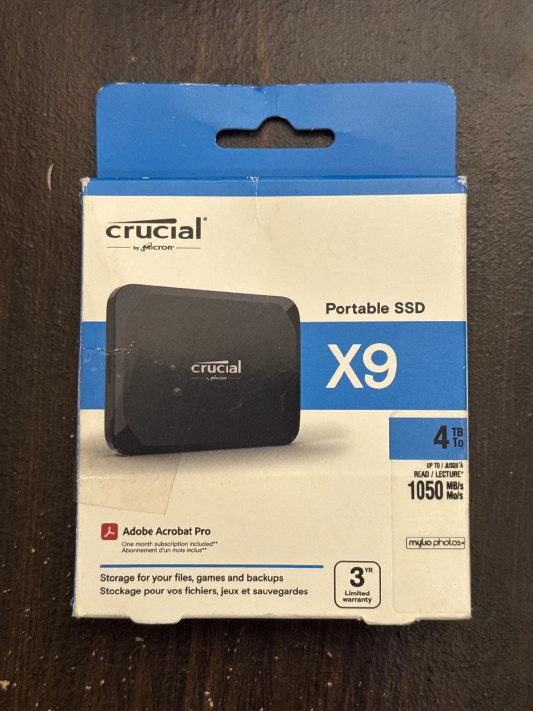 Crucial X9 Portable SSD 4TB