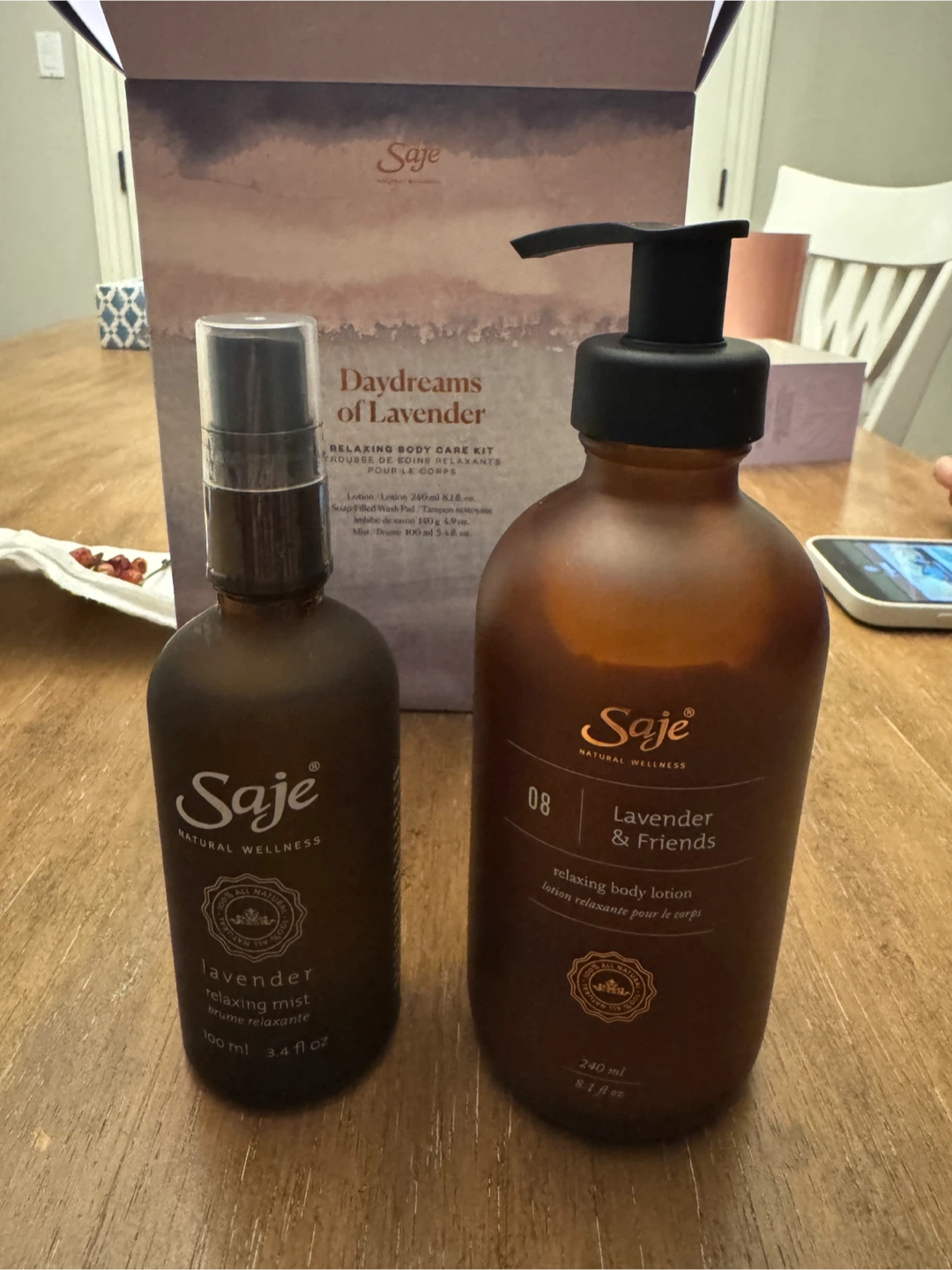 Saje Daydreams of Lavender Relaxing Body Care Kit - photo 3