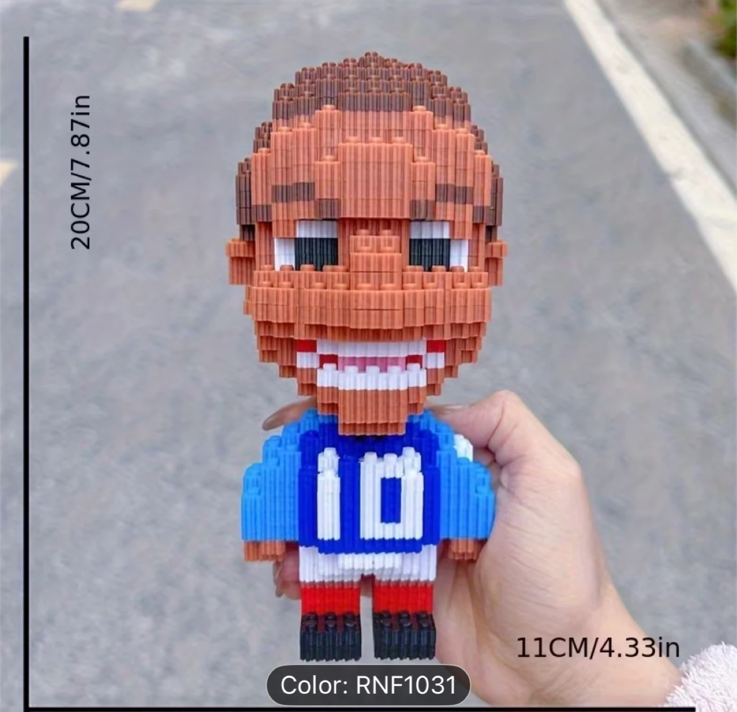 Mbappe Building Block Figure