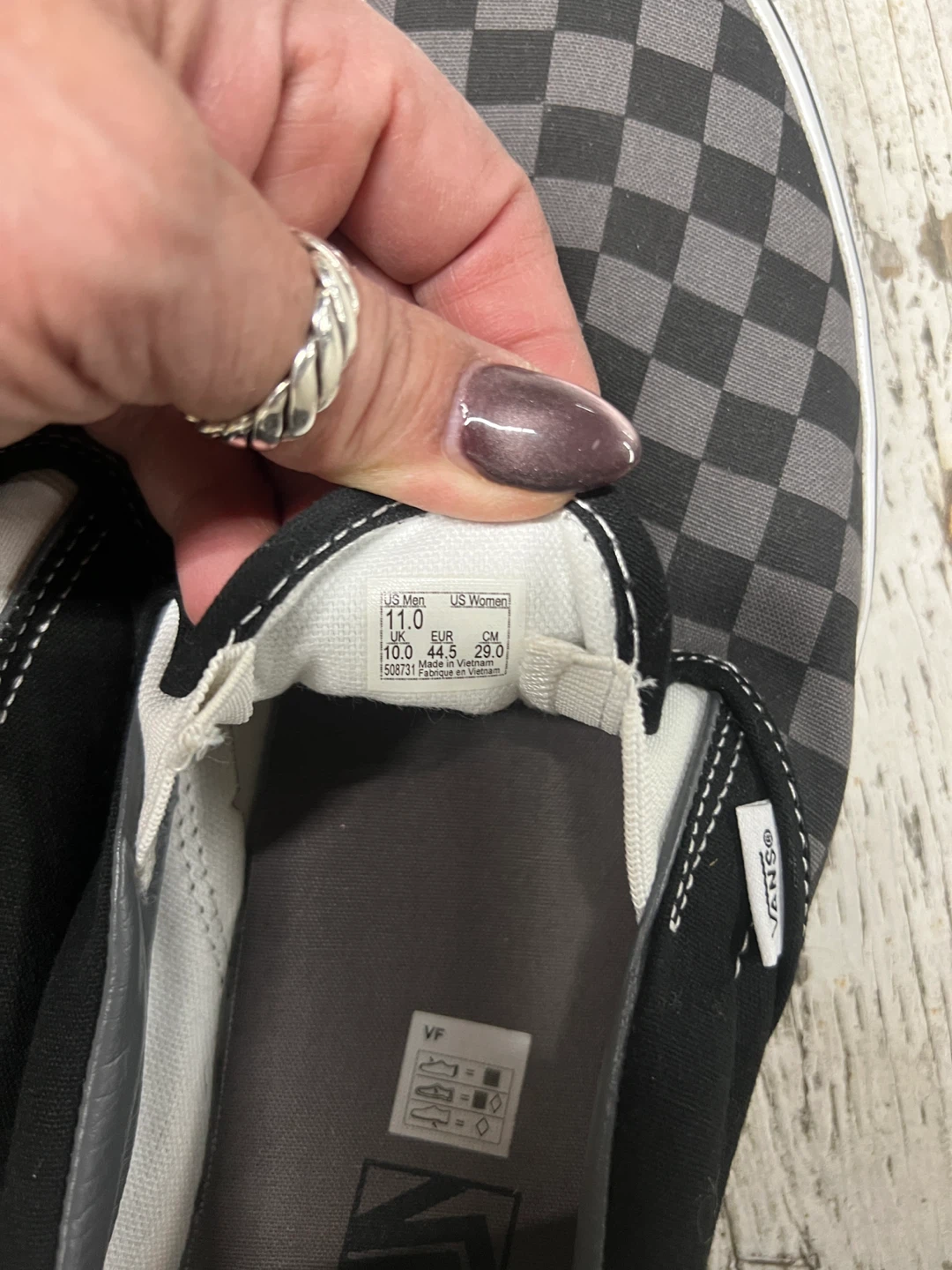 Vans Checkerboard Slip-On Shoes - photo 3
