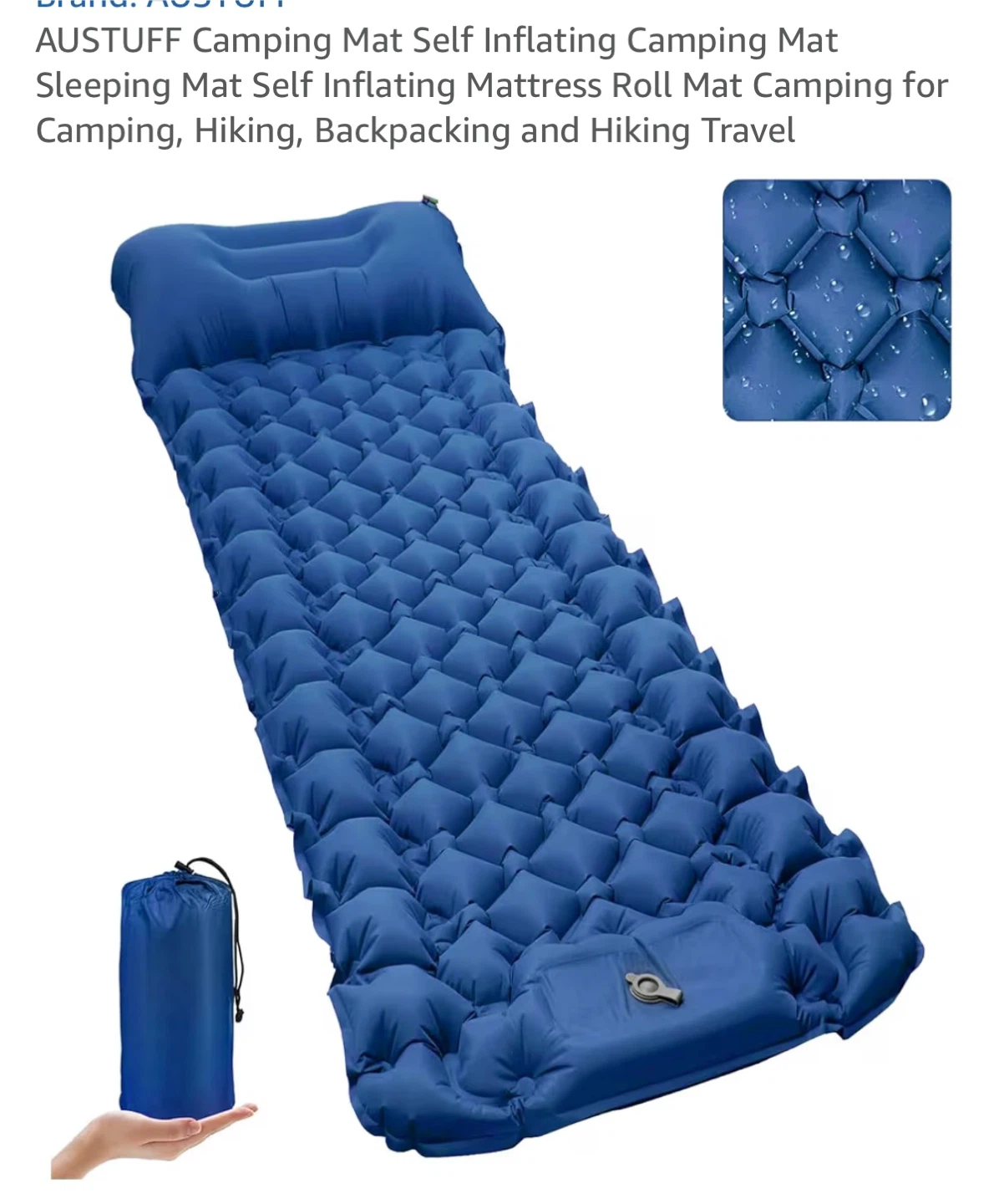 AUSTUFF Camping Sleeping Mat - Blue