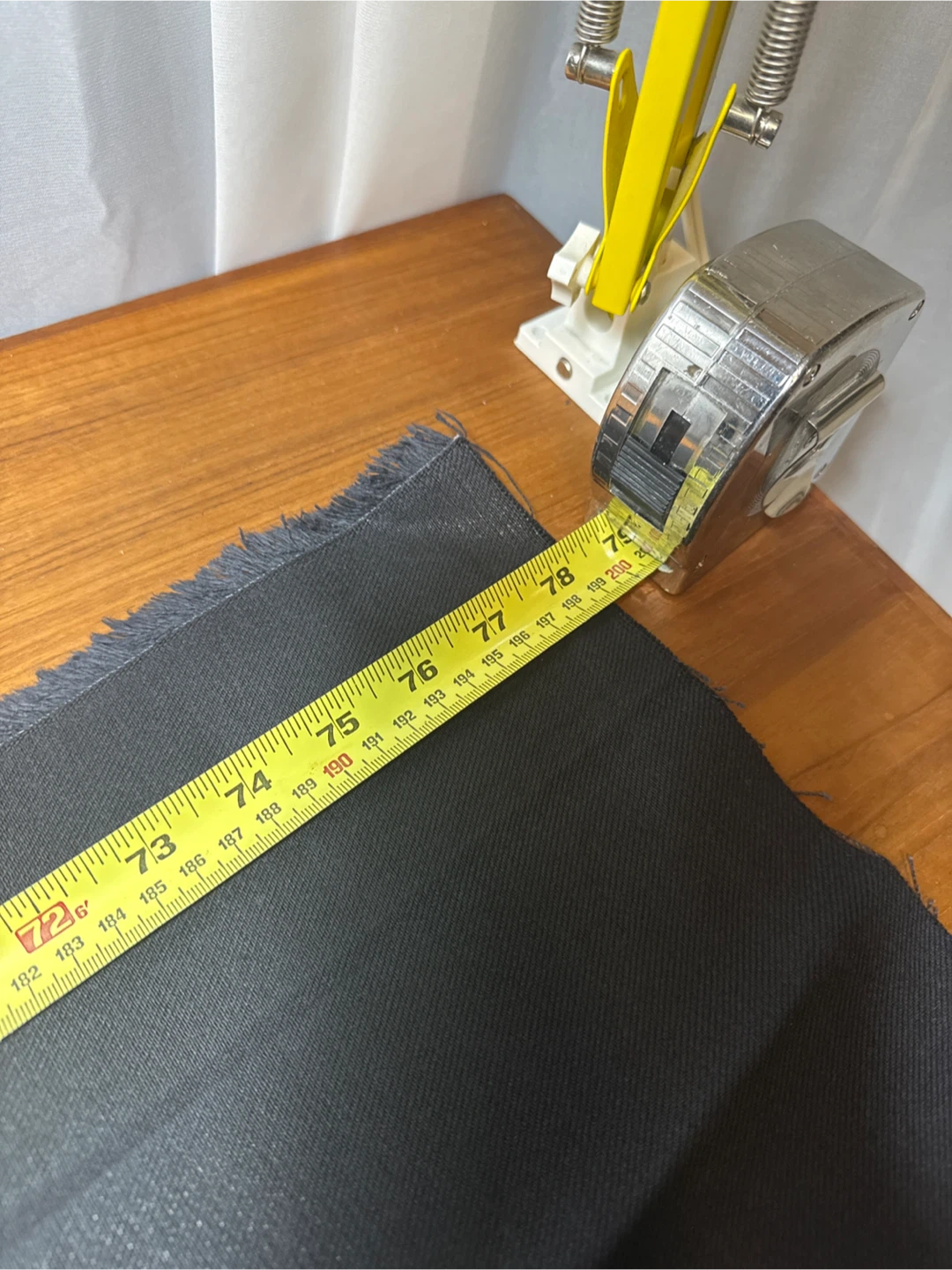 Black Fabric Remnant - photo 5