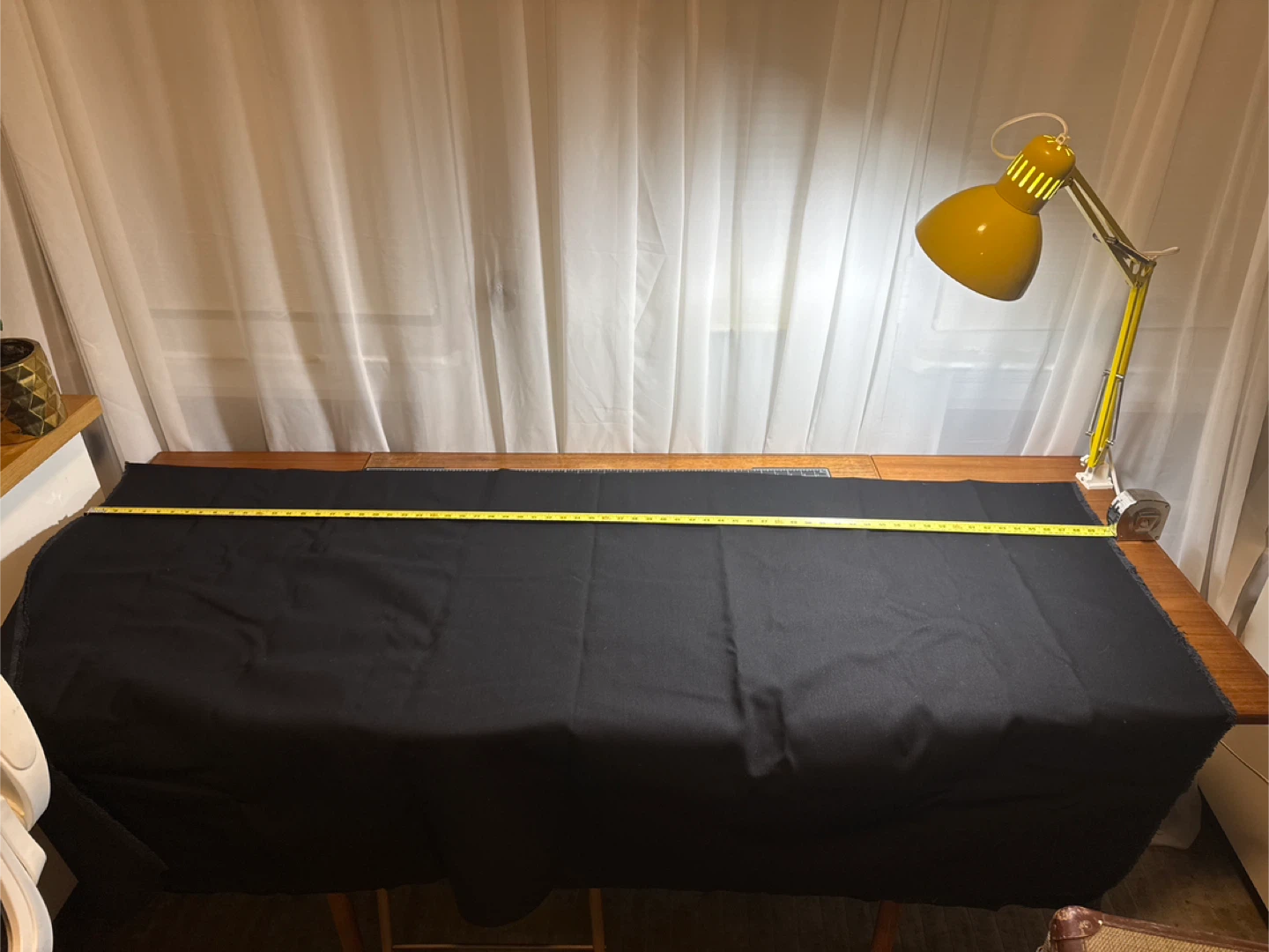 Black Fabric Remnant - photo 3