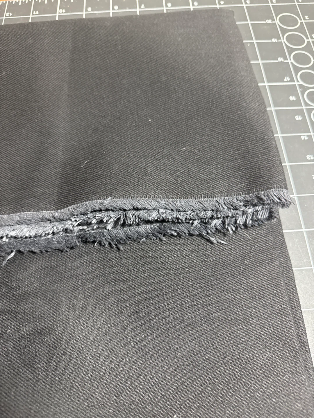 Black Fabric Remnant - photo 2