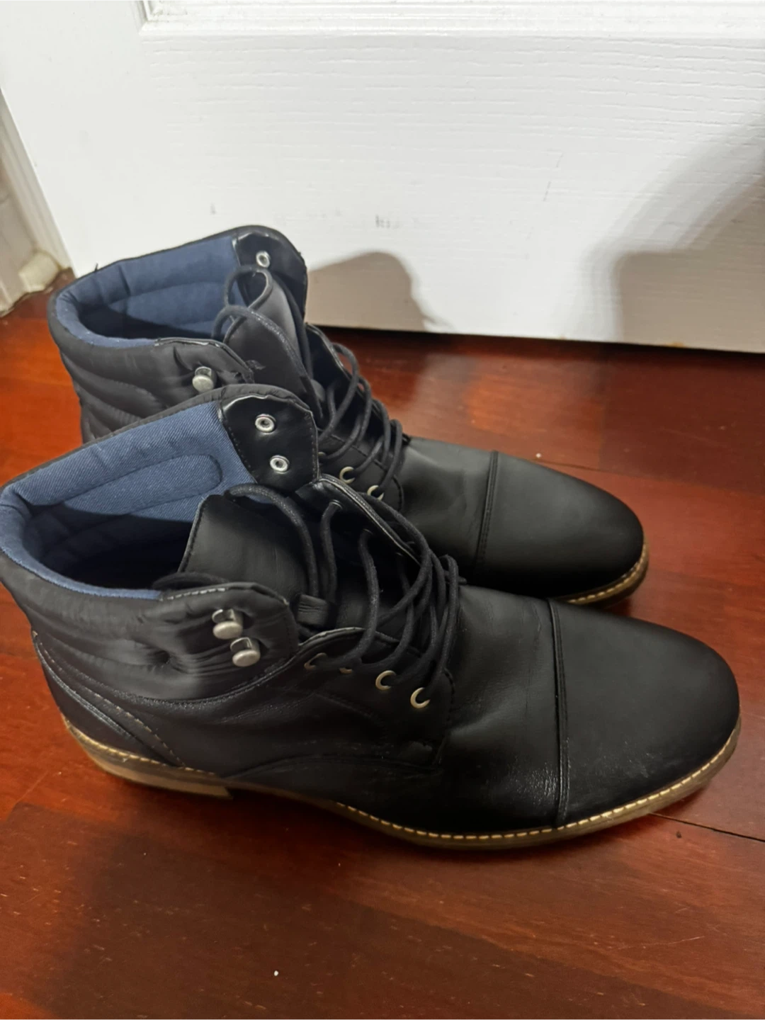 Call It Spring Black Ankle Boots - Size 11 - photo 2