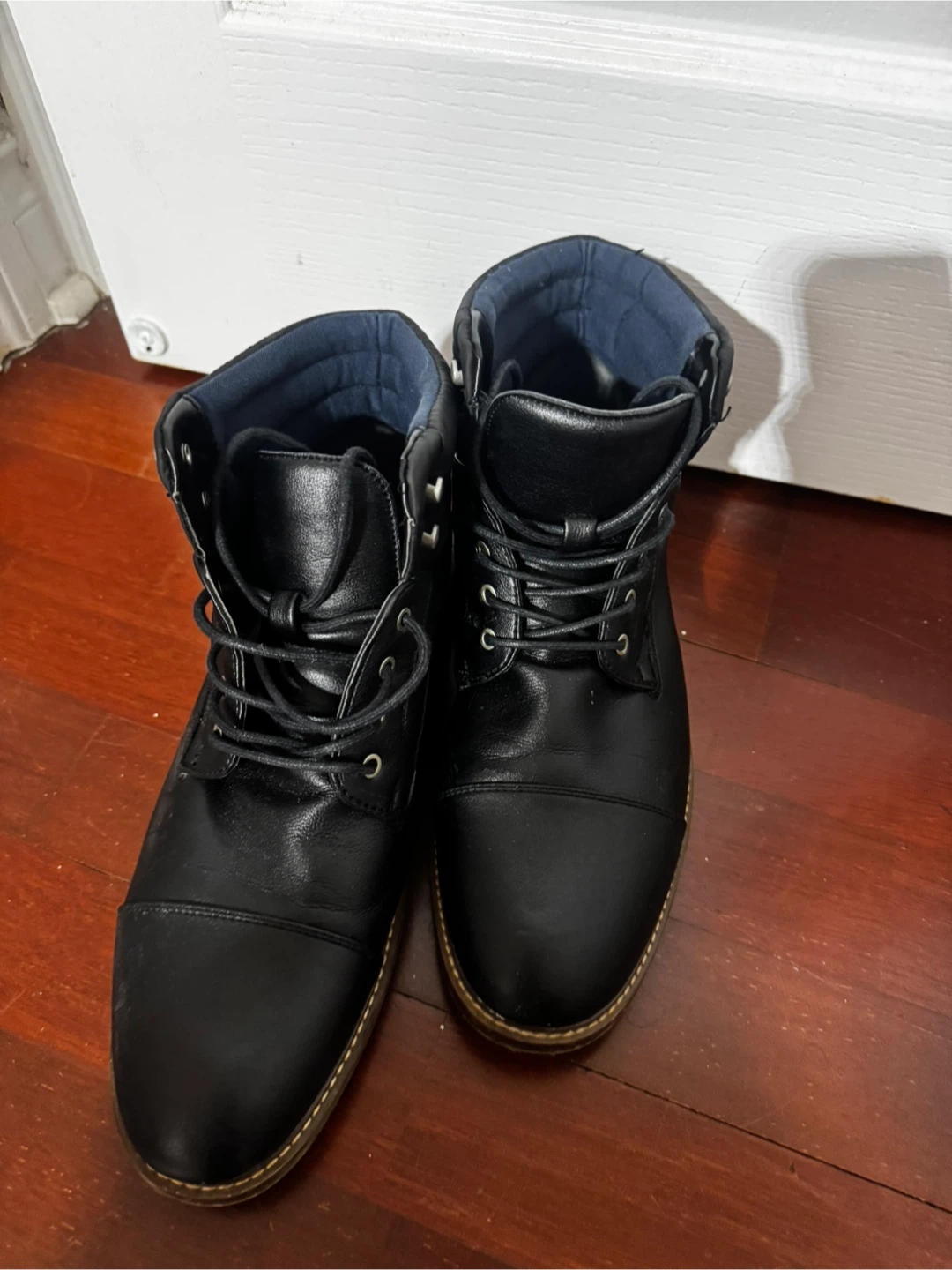 Call It Spring Black Ankle Boots - Size 11