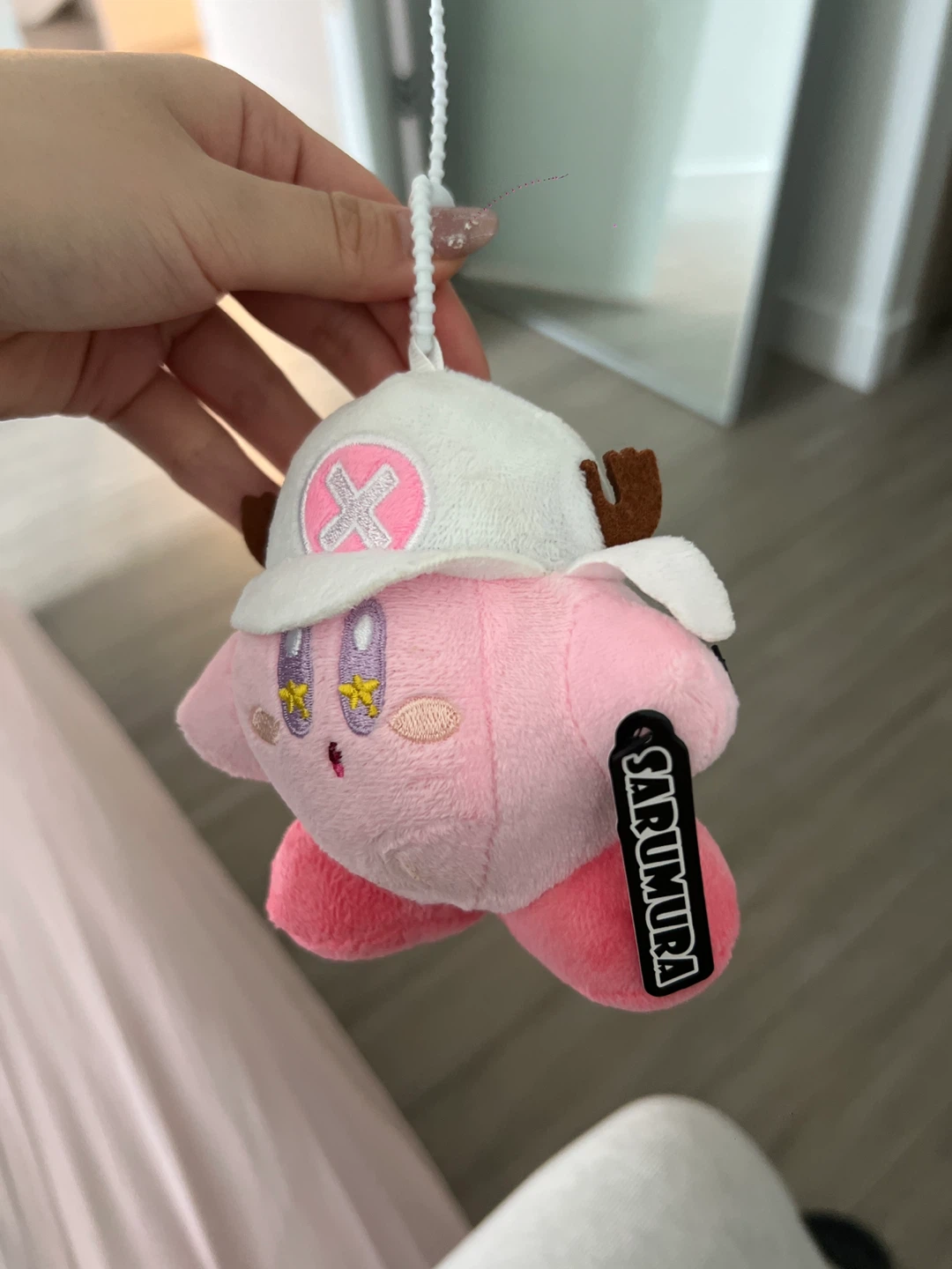Kirby Chopper Plush Keychain - photo 3