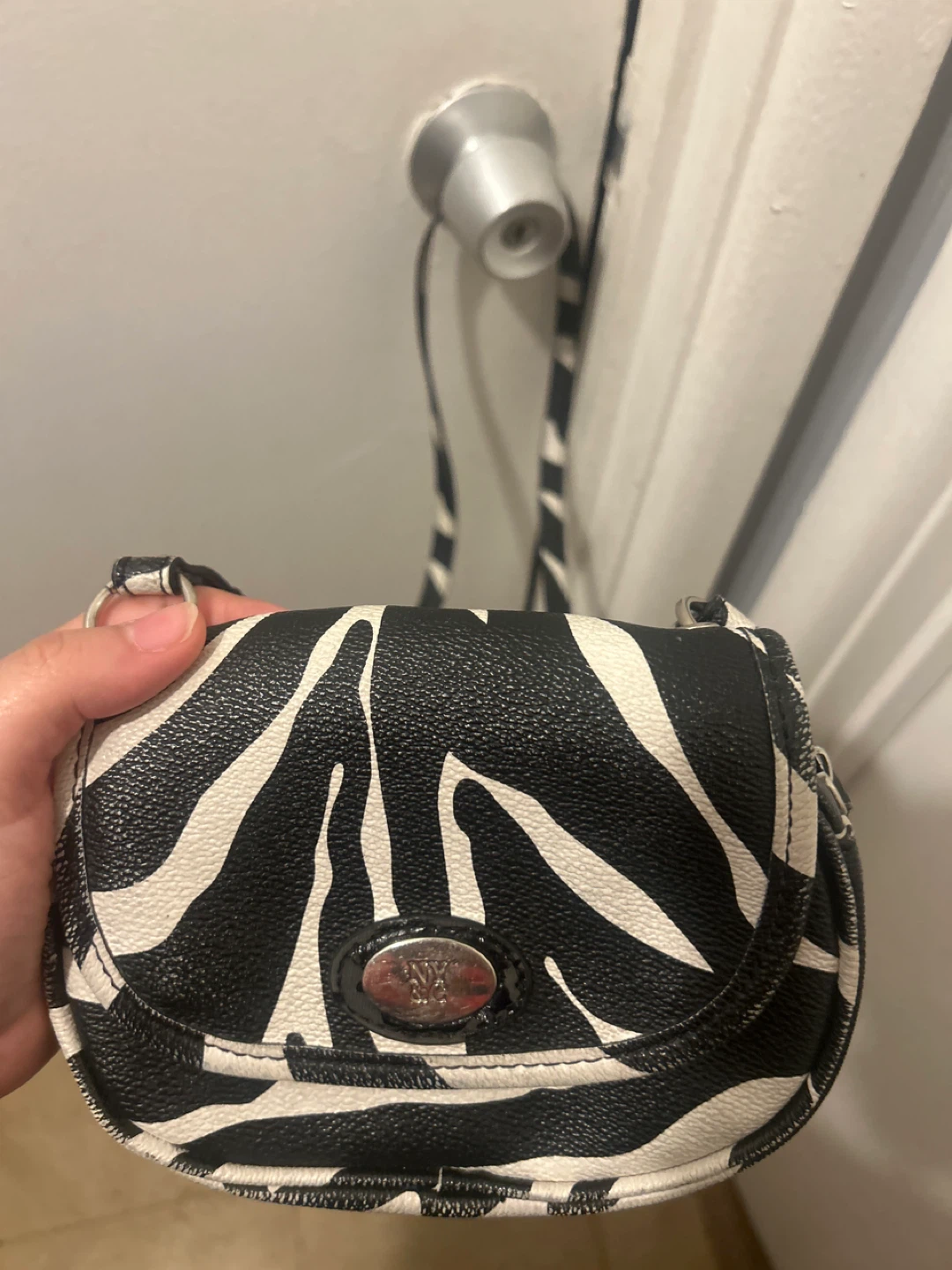 Zebra Print Mini Bag