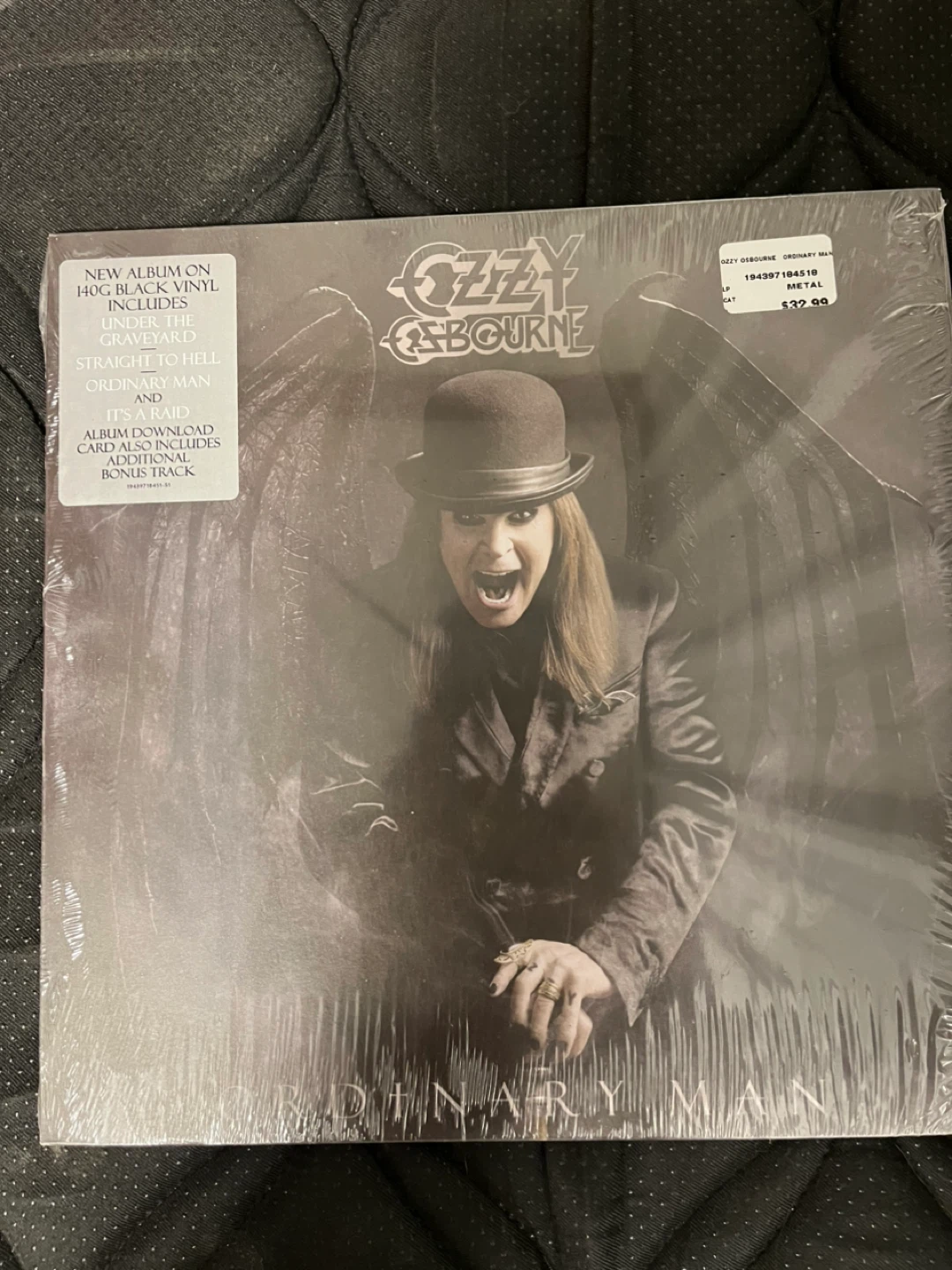 BRAND NEW Ozzy Osbourne Ordinary Man Black Vinyl Record