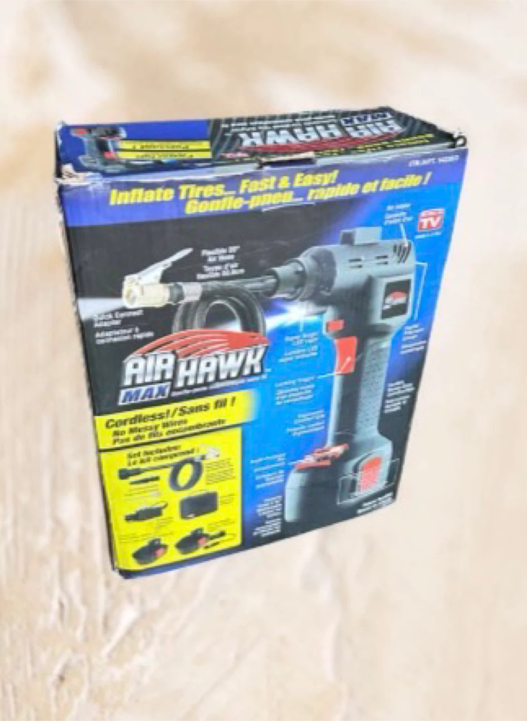 Air Hawk MAX Cordless Tire Inflator