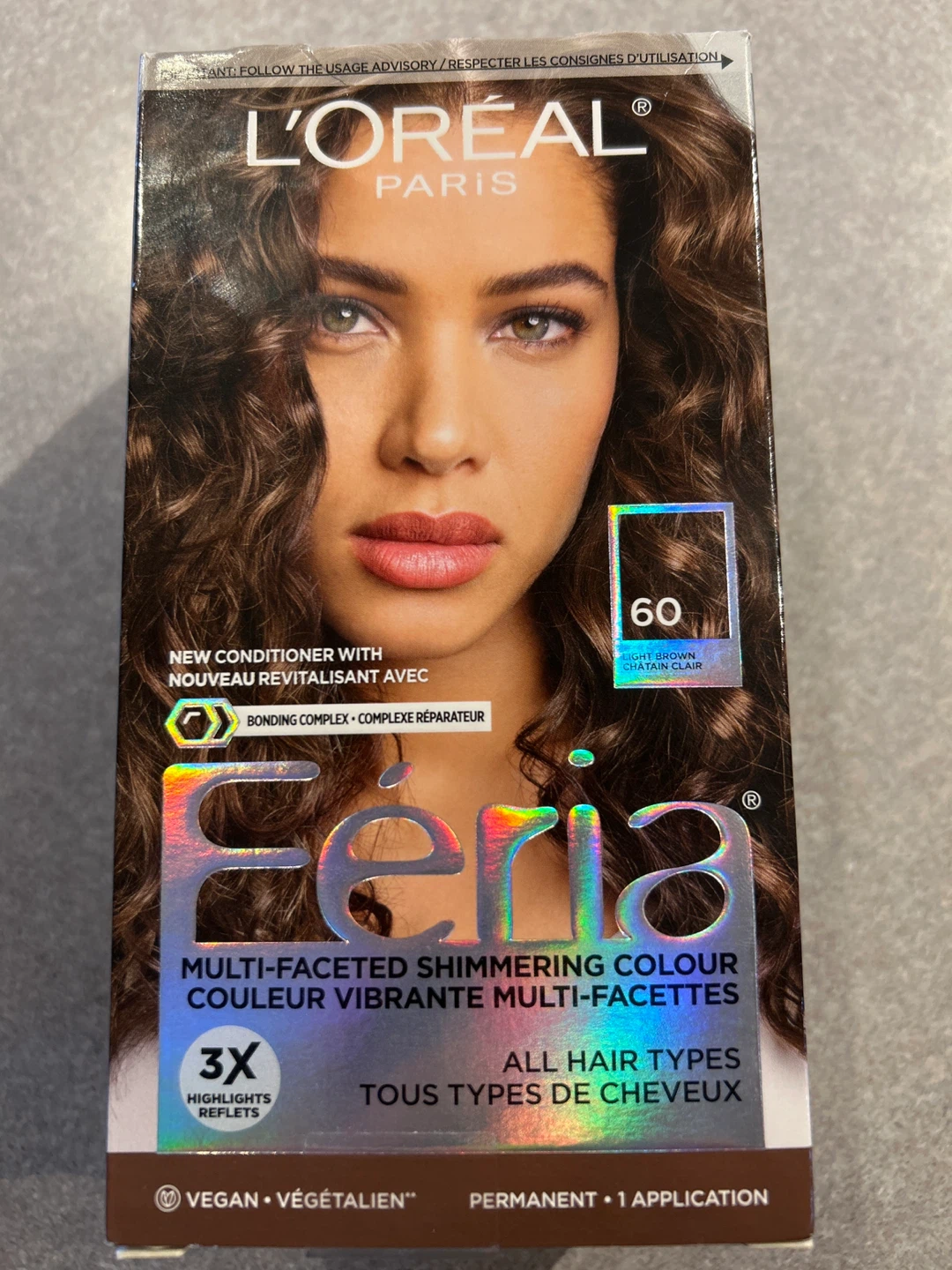 L'Oréal Paris Féria Shimmering Hair Colour 60 Light Brown