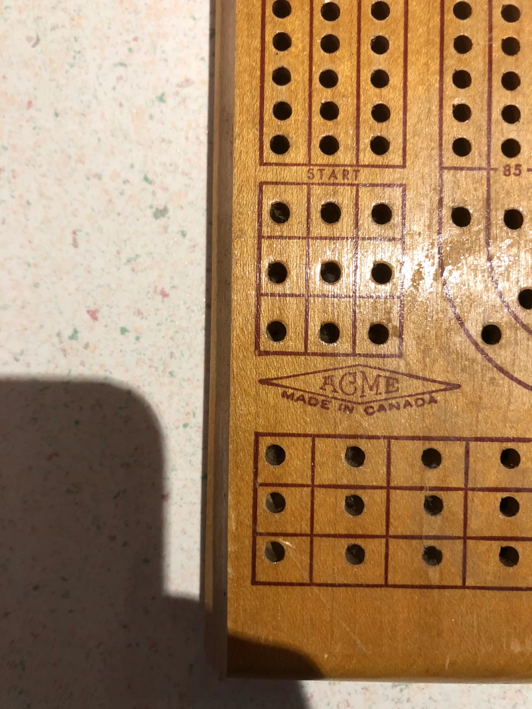 Vintage cribbage board - photo 2