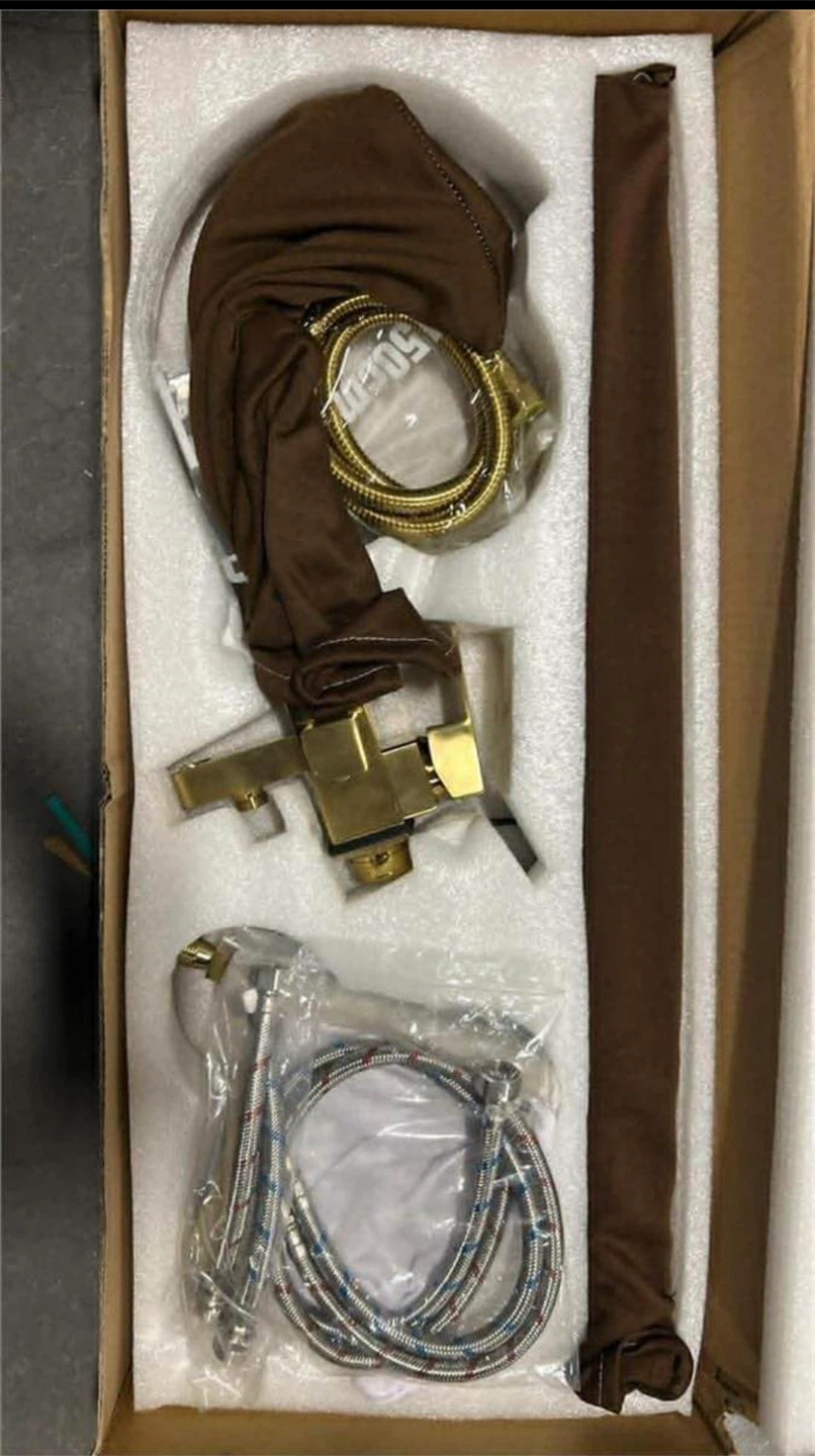 New Tub Filler Faucet Floor mounted.  Gold - photo 3
