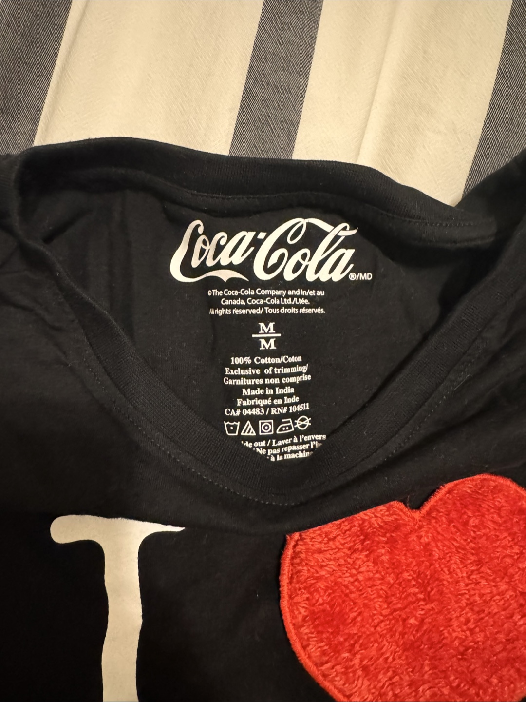 Coca-Cola I Heart Coca-Cola T-Shirt Size M - photo 2
