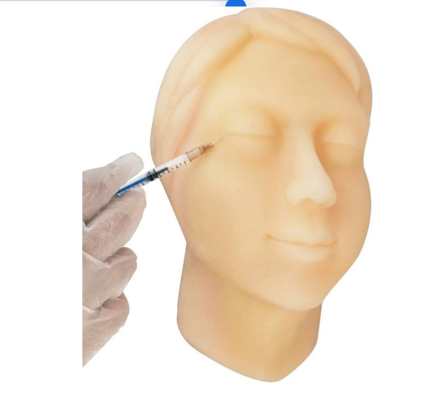Training face model silicone for micro cosmetic surgery.