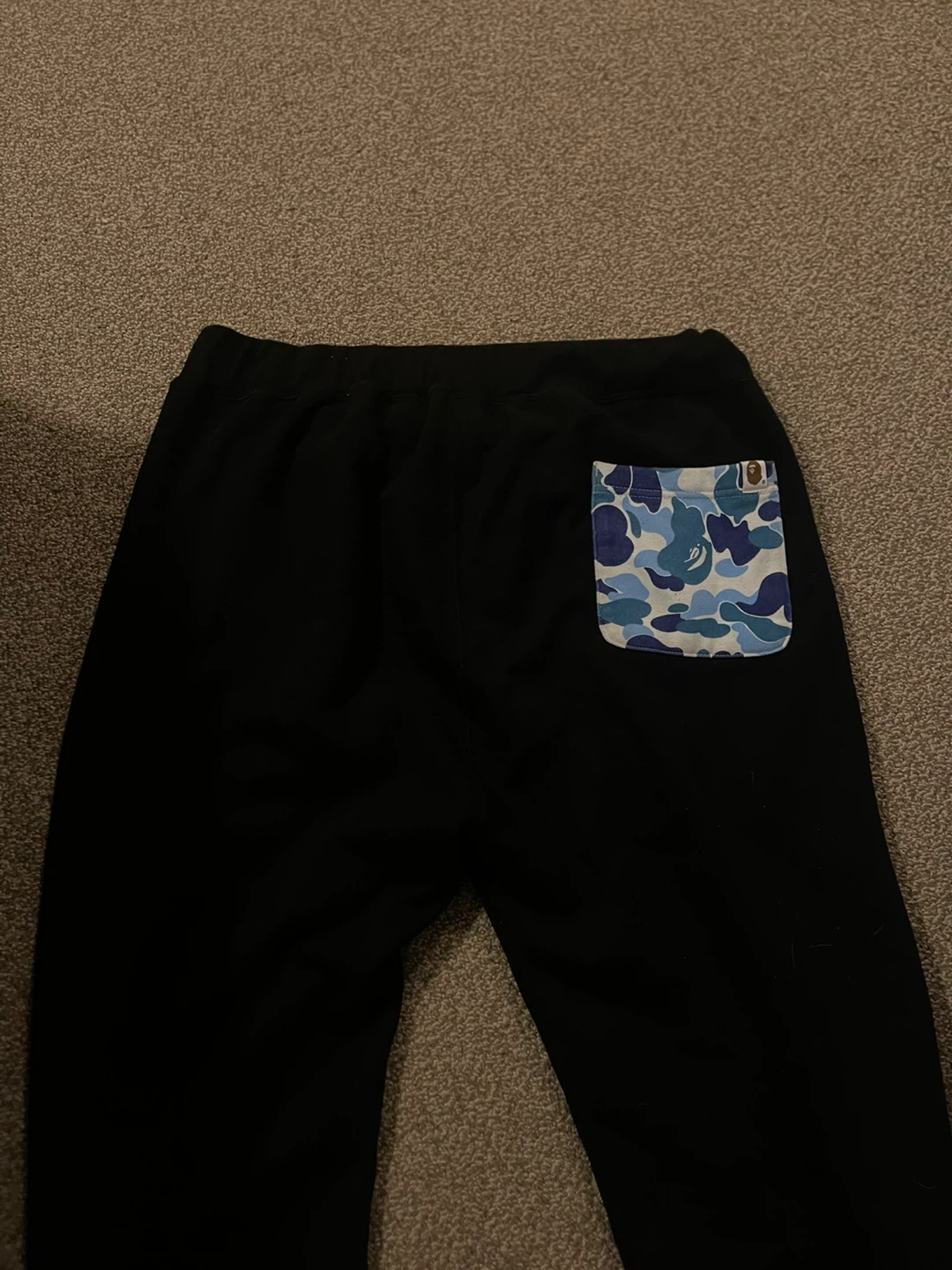 BAPE Shark Print Camo Sweatpants - photo 2