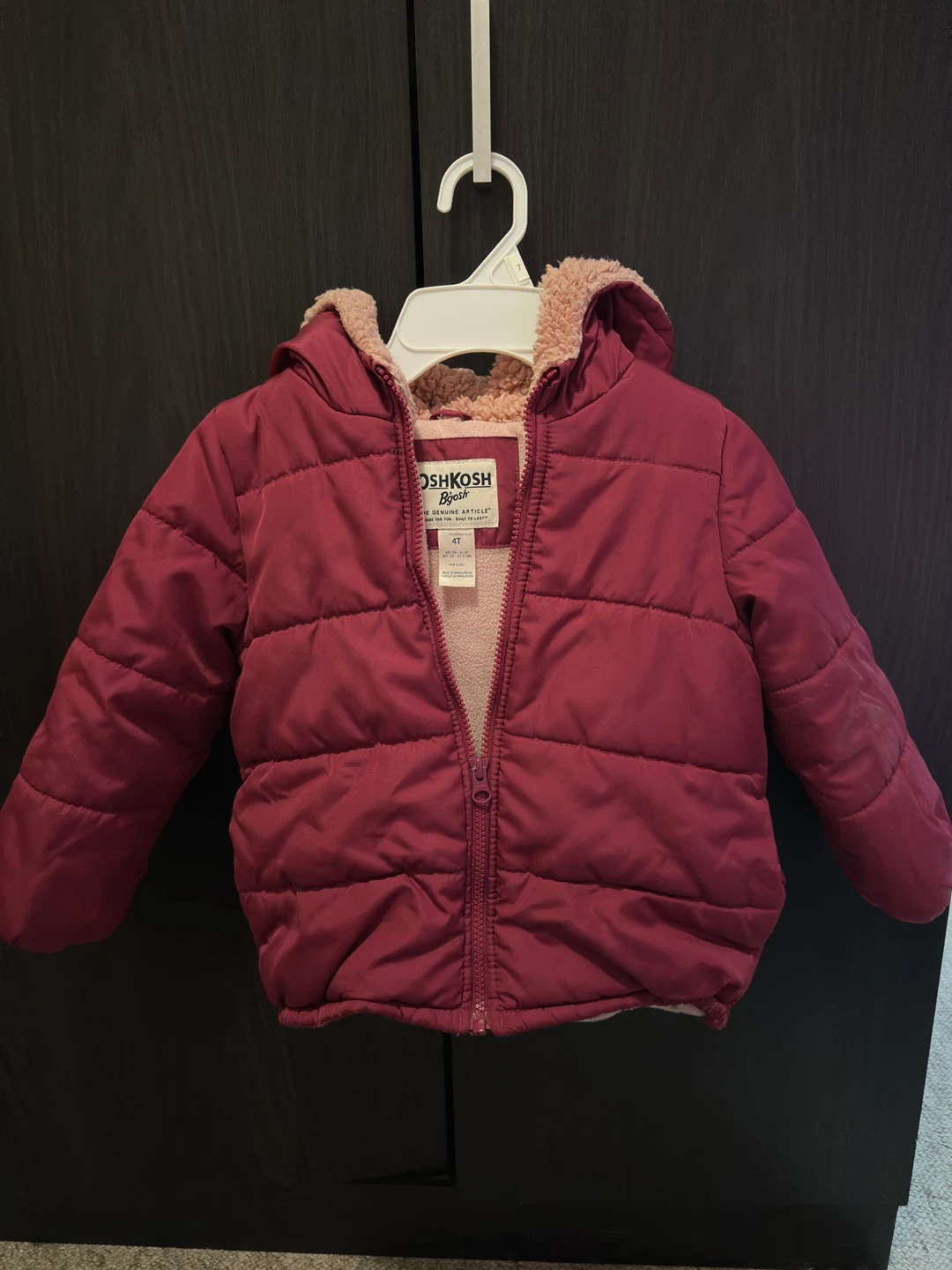 OshKosh B'gosh Puffer Jacket - Size 4T