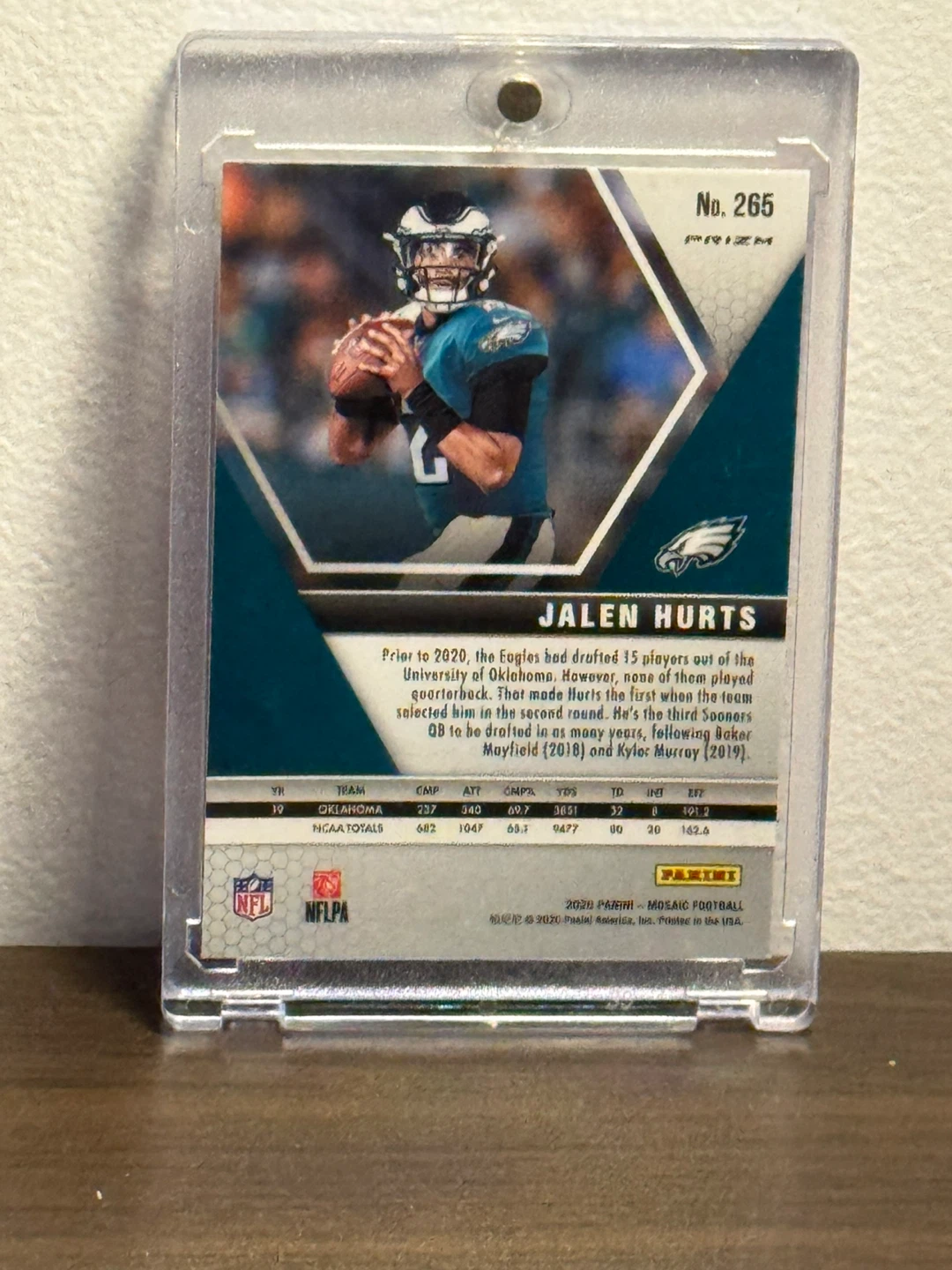 Jalen Hurts NFL Debut Card - photo 2