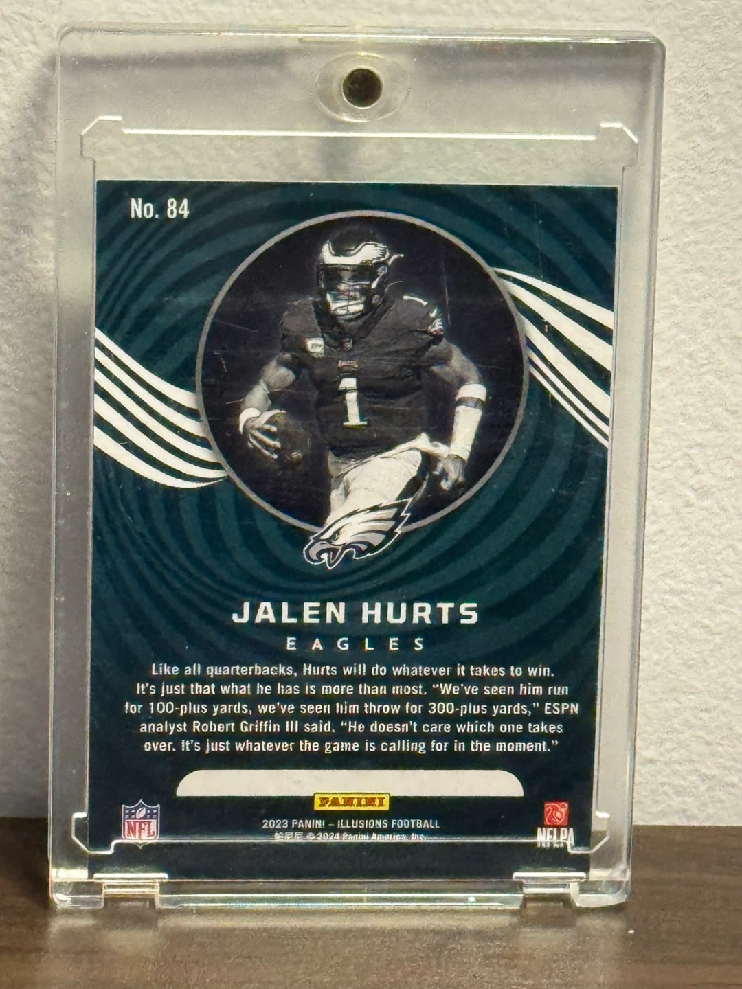 Jalen Hurts 2023 Panini Illusions Football Card - photo 2