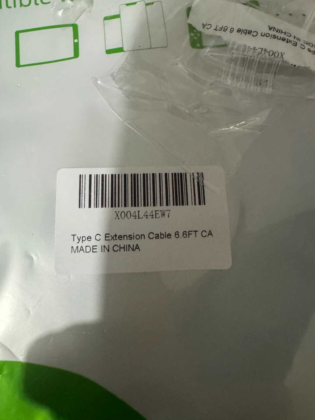 New Type C Extension Cable 6.6FT - photo 4