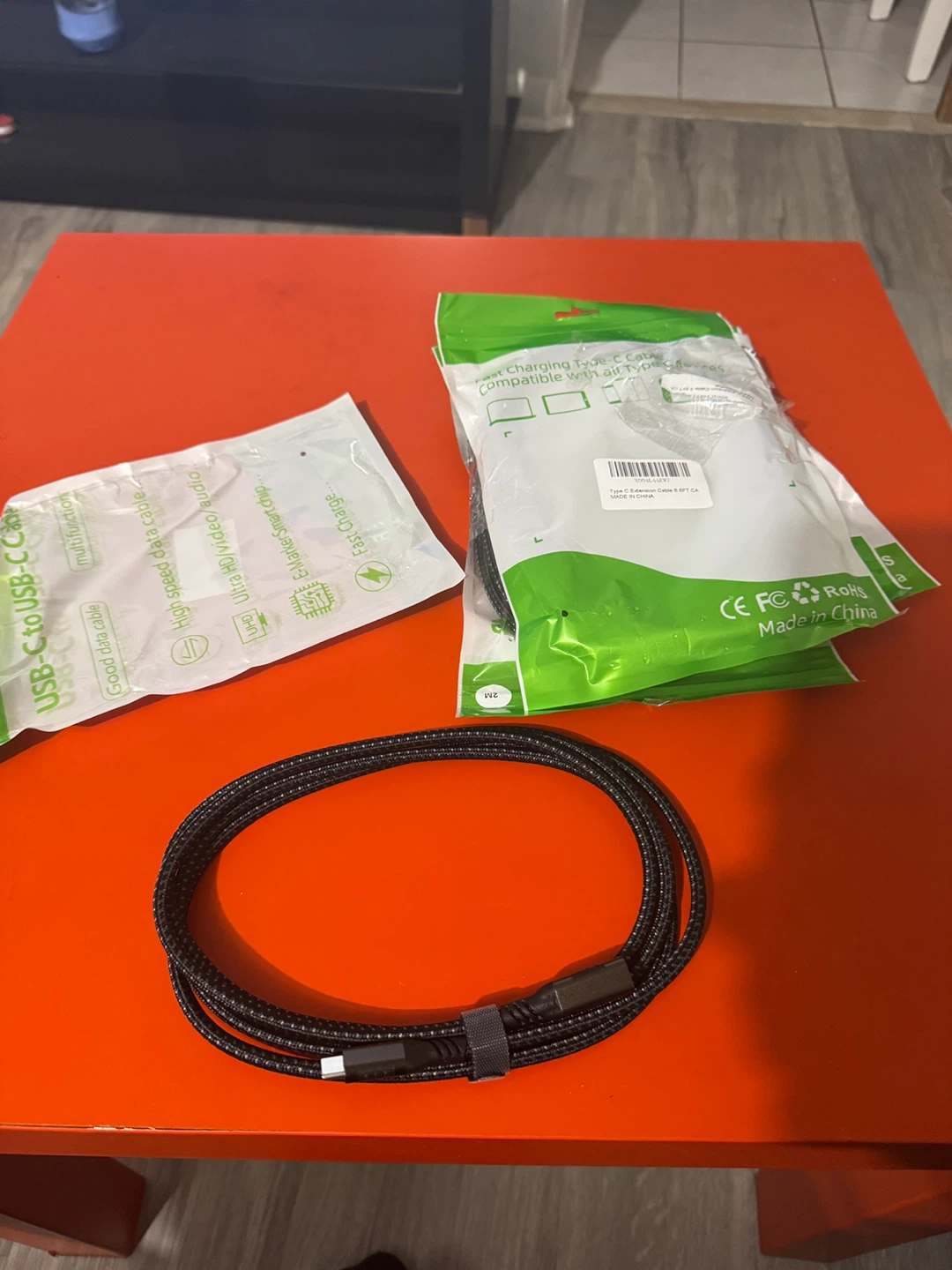 New Type C Extension Cable 6.6FT - photo 2