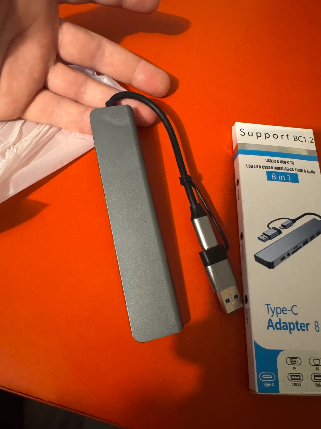 Type-C 8-in-1 Adapter Hub - photo 2