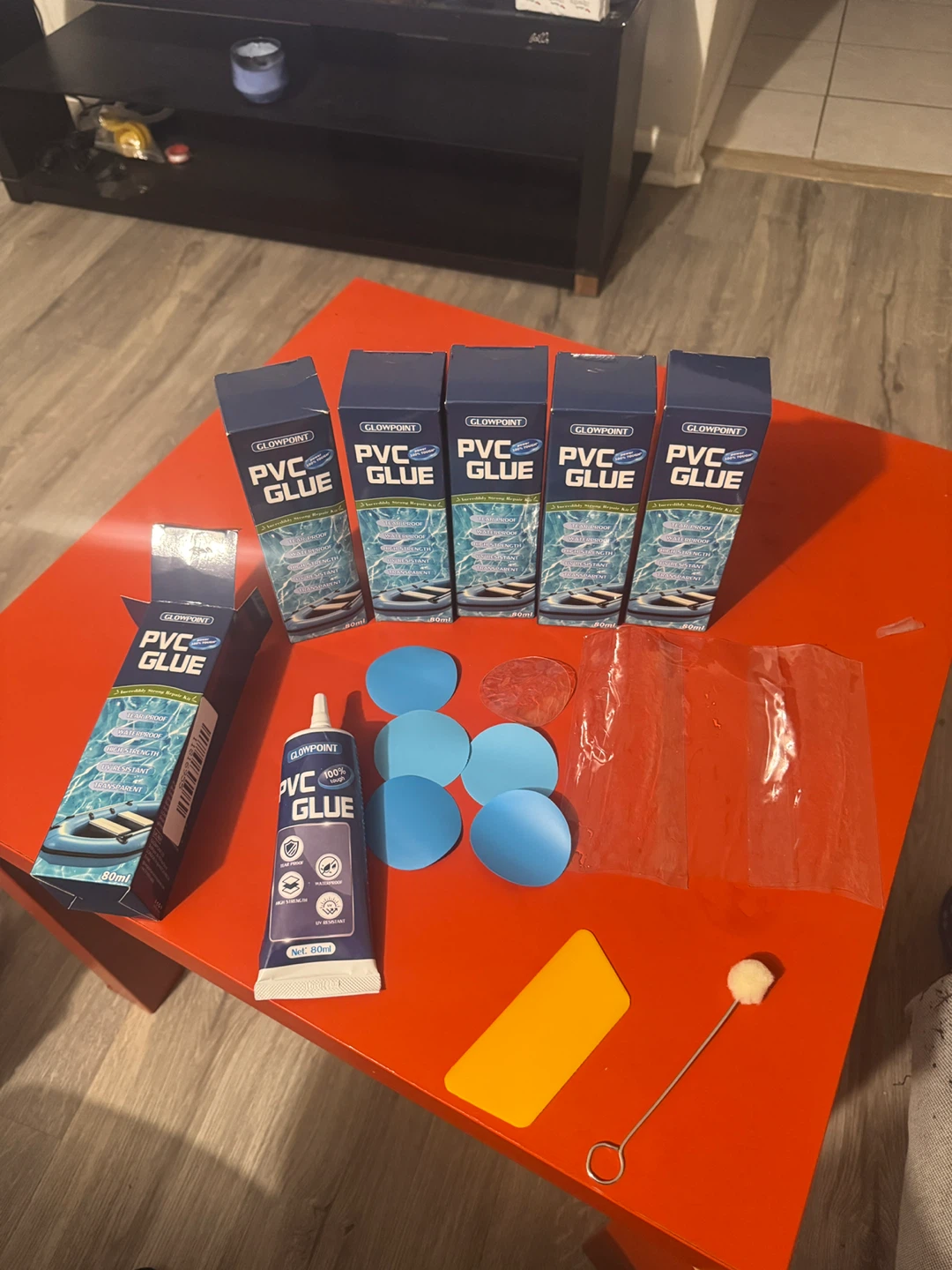 GLOWPOINT PVC Glue Repair Kit(for boat , canoe,paadle board) - photo 4