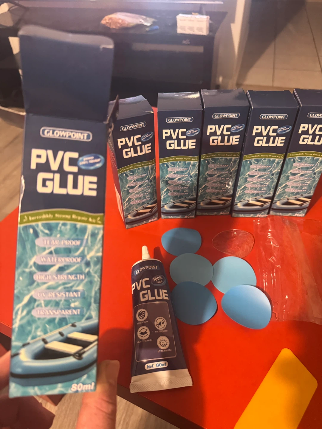 GLOWPOINT PVC Glue Repair Kit(for boat , canoe,paadle board) - photo 3