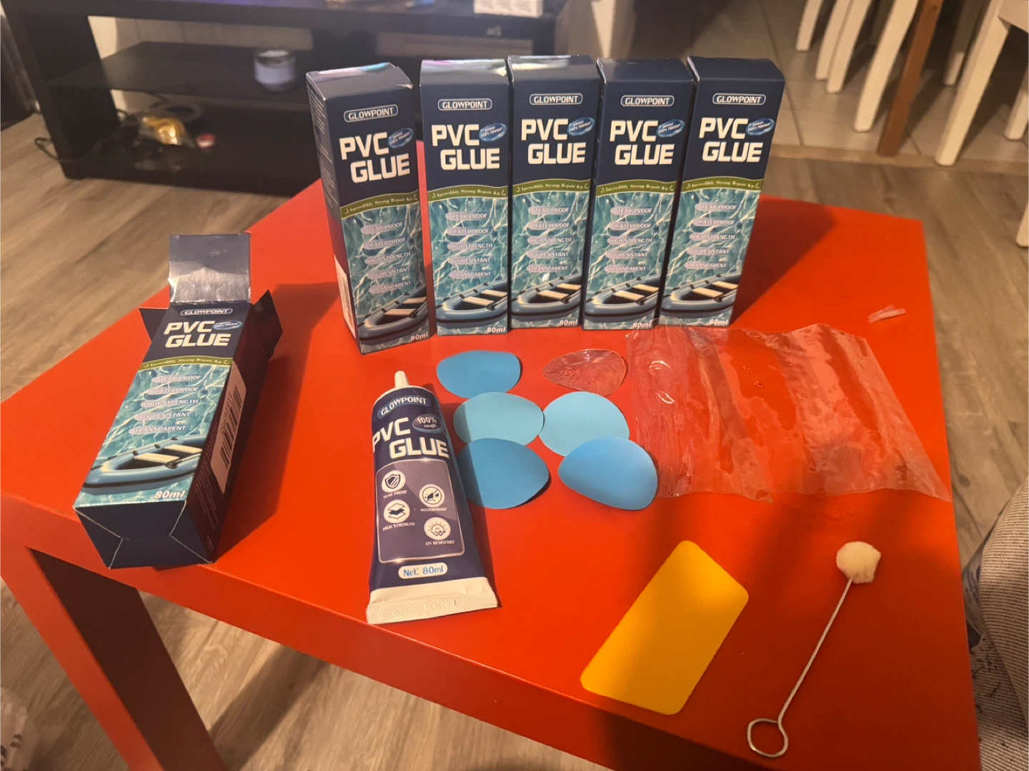 GLOWPOINT PVC Glue Repair Kit(for boat , canoe,paadle board) - photo 2