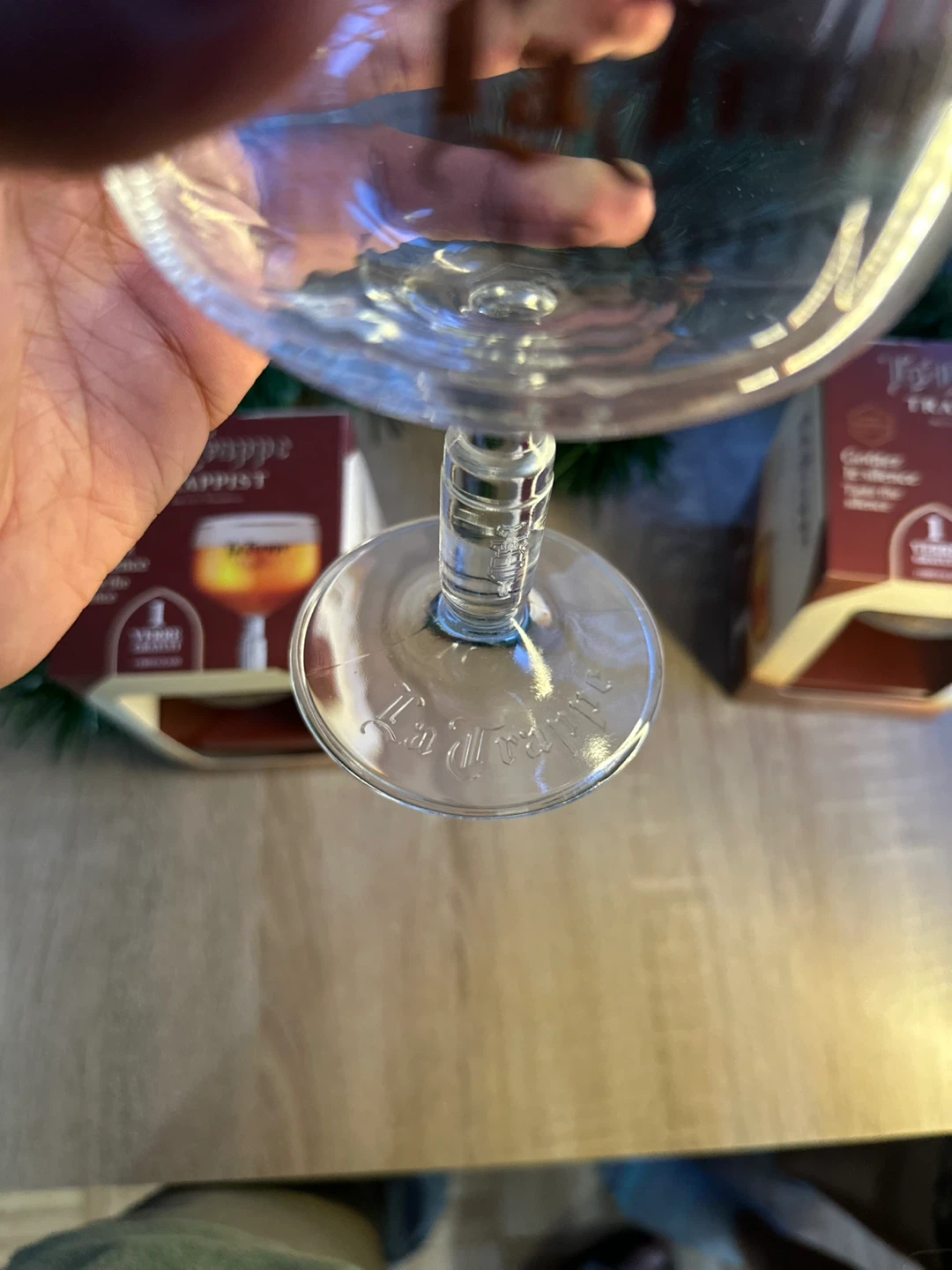 La Trappe Trappist Beer Glass - photo 3