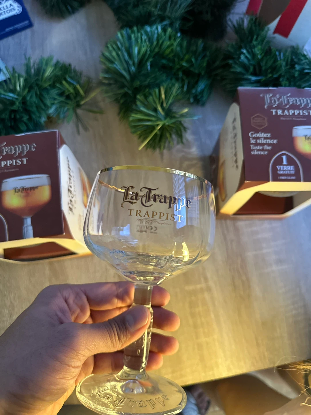 La Trappe Trappist Beer Glass - photo 4