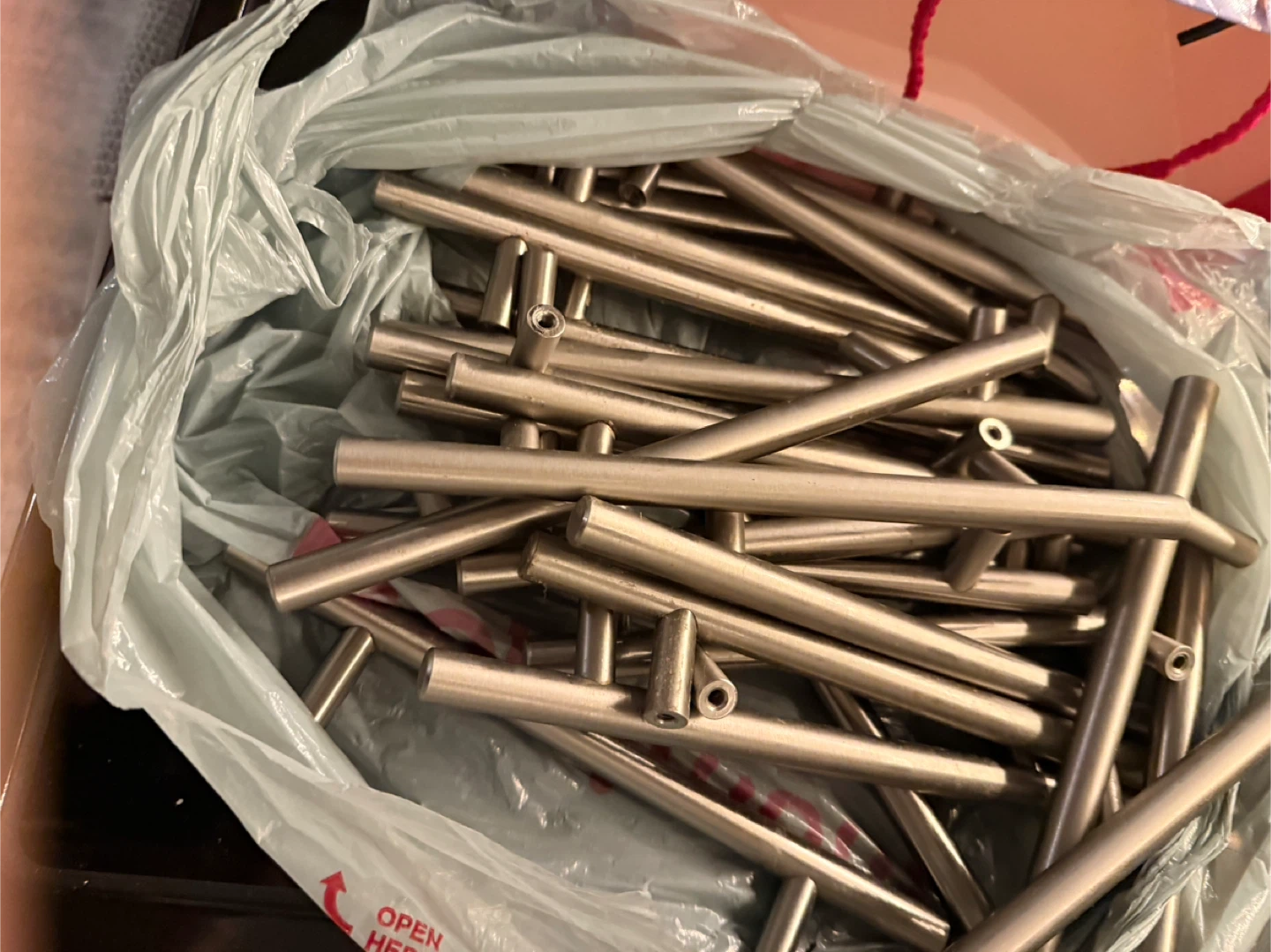 Stainless Steel Cabinet Drawer Pull Handles (approx. 24) - photo 4