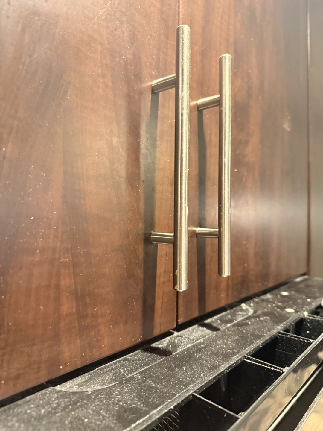 Stainless Steel Cabinet Drawer Pull Handles (approx. 24) - photo 2
