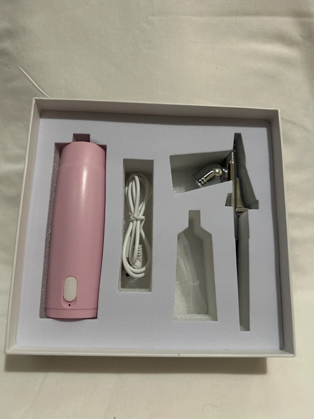 Pink Portable Airbrush Kit with USB Charger