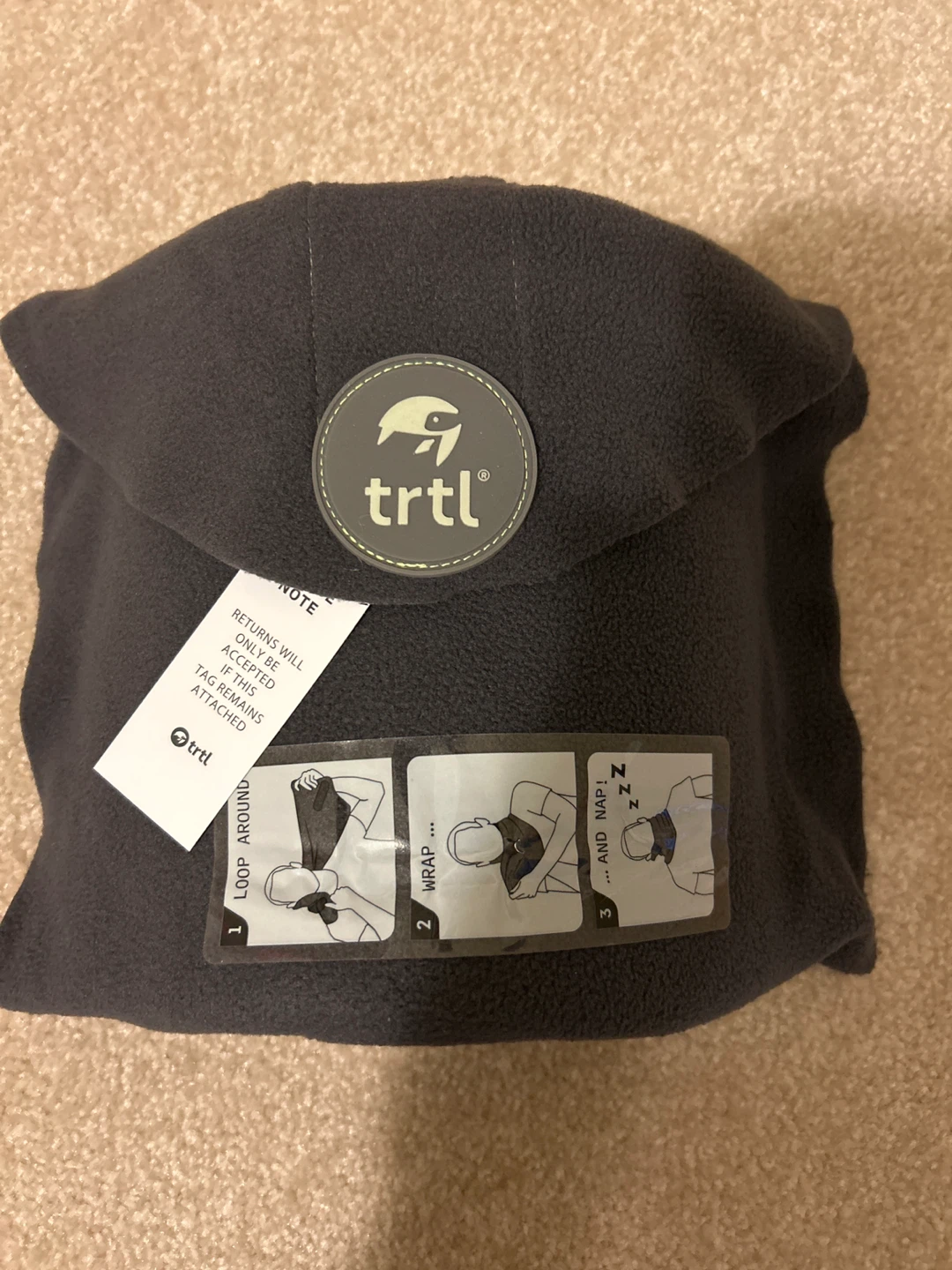 Trtl Travel Pillow - Grey - photo 2