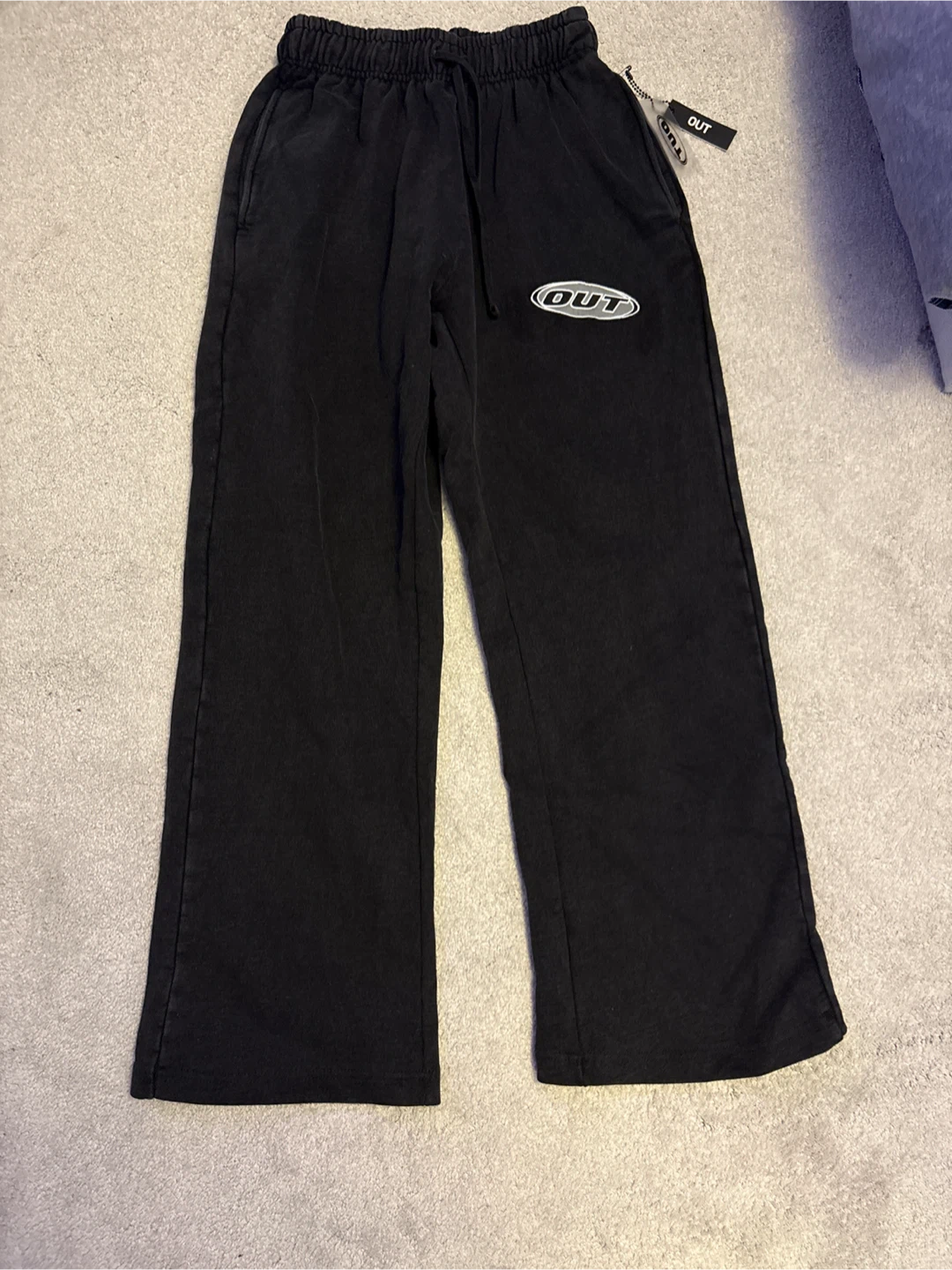 OUT Sweatpants Black Size S