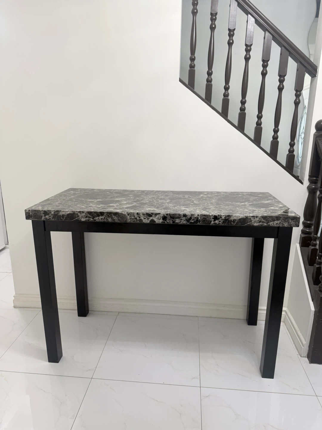 Console Table with Marble Top - photo 2