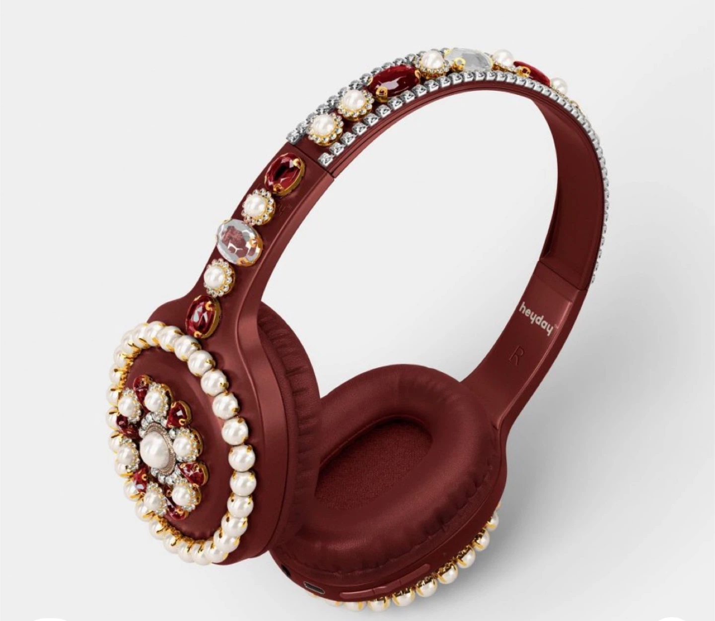HeyDay Wireless Headphones - Red with Embellishments - photo 2