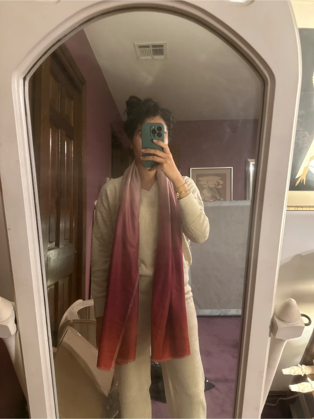 Susan Graver Ombre Polyester Scarf - photo 3