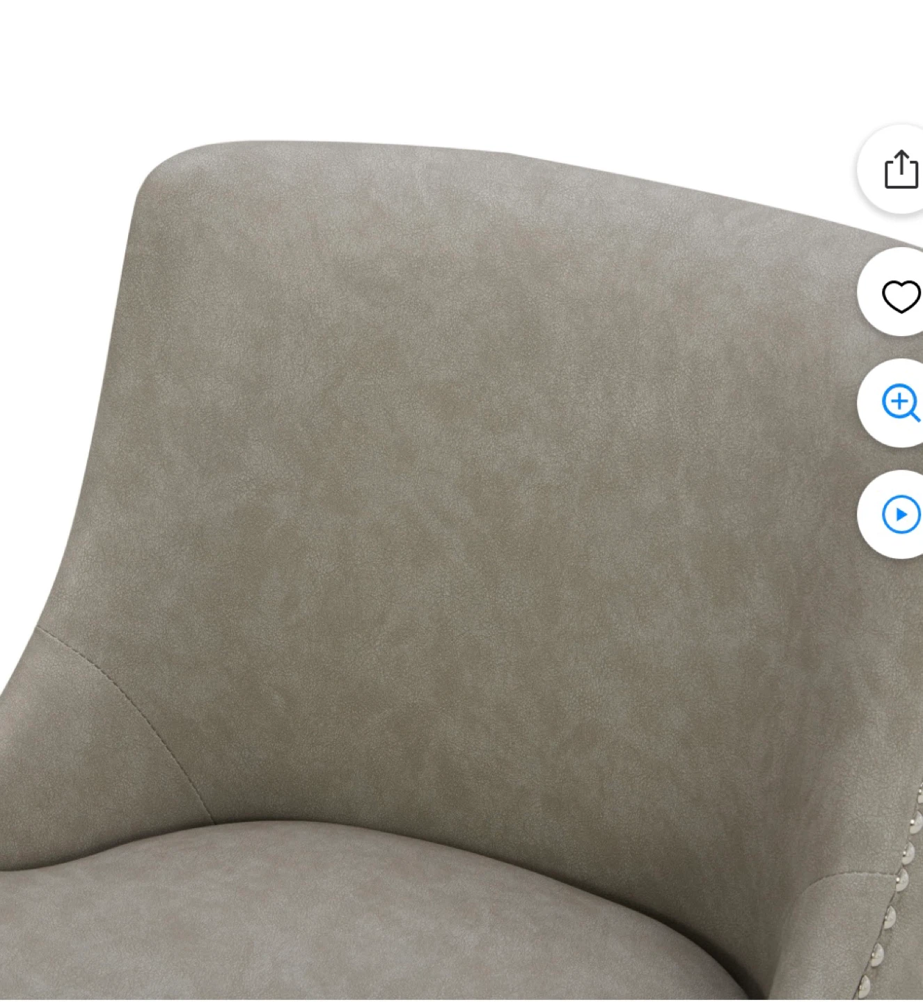 CHITA 26 inch Faux Leather Swivel Bar Stools (Set of 2) - photo 3