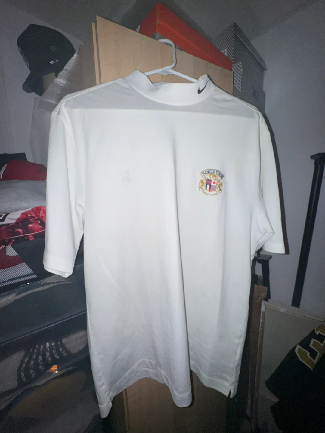 Nike Golf Polo Shirt - White - Medium - Fit Dry